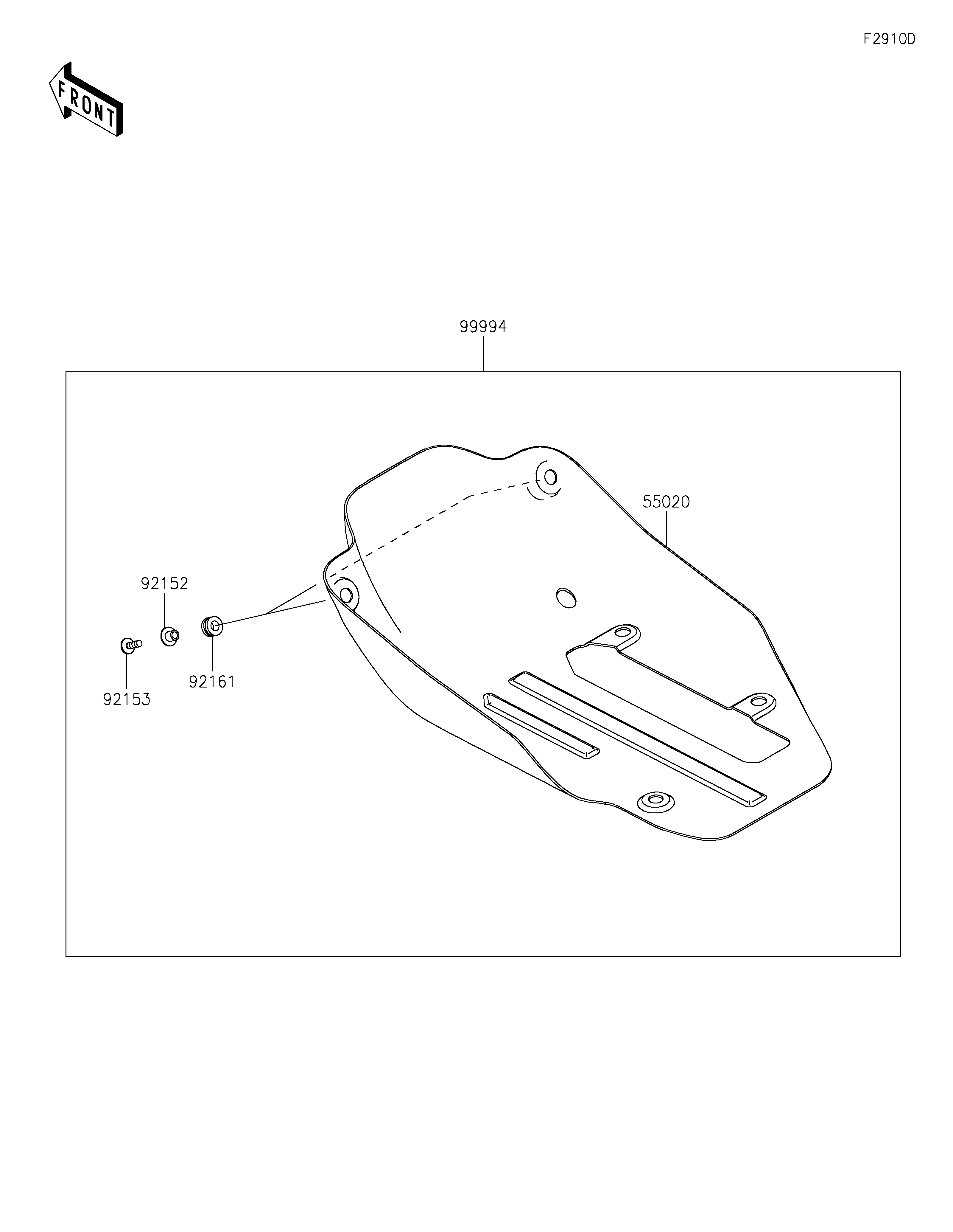 Accessory(Skid Plate) ภาพแยกชิ้นส่วน
