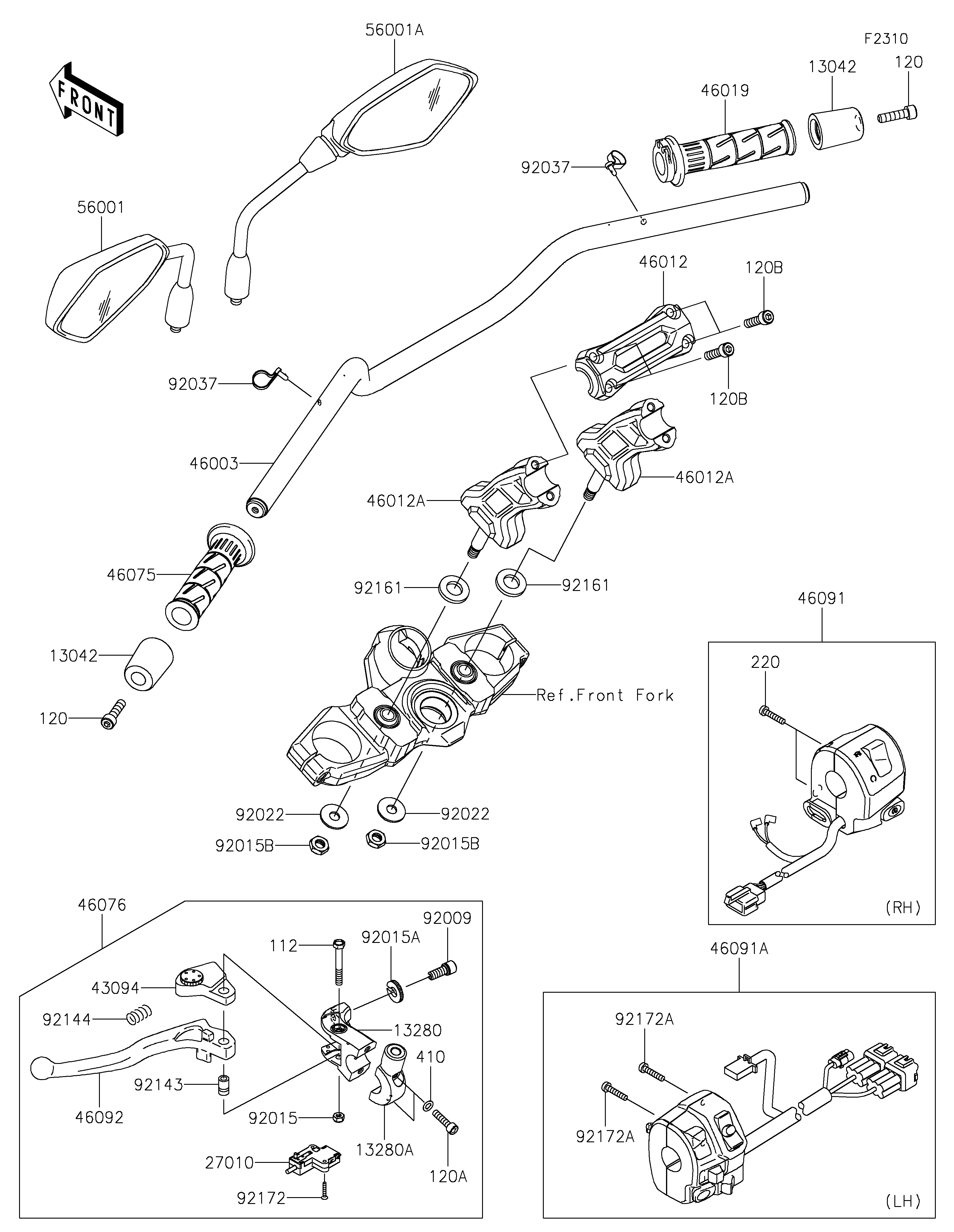 Handlebar Despieces