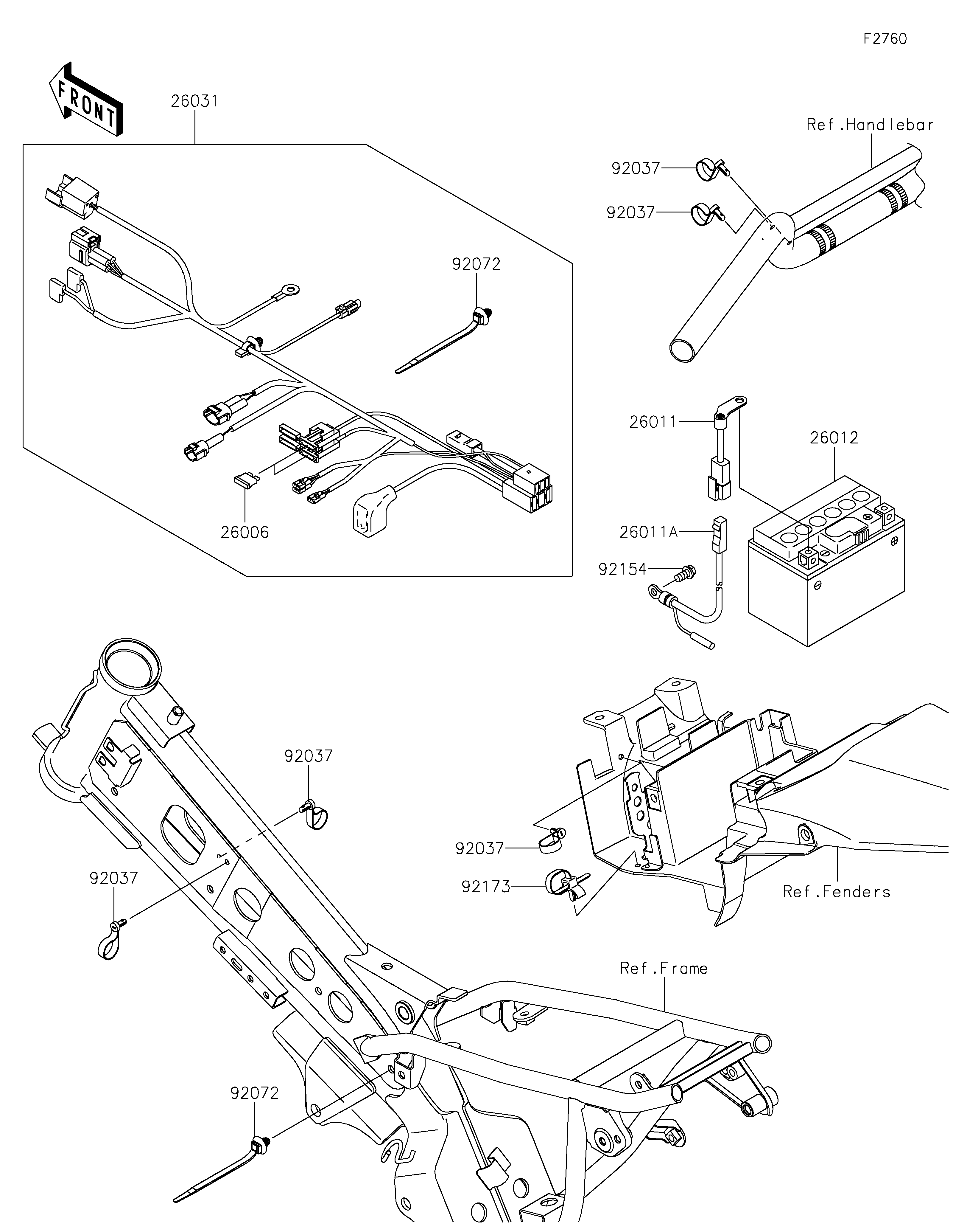 Chassis Electrical Equipment ภาพแยกชิ้นส่วน