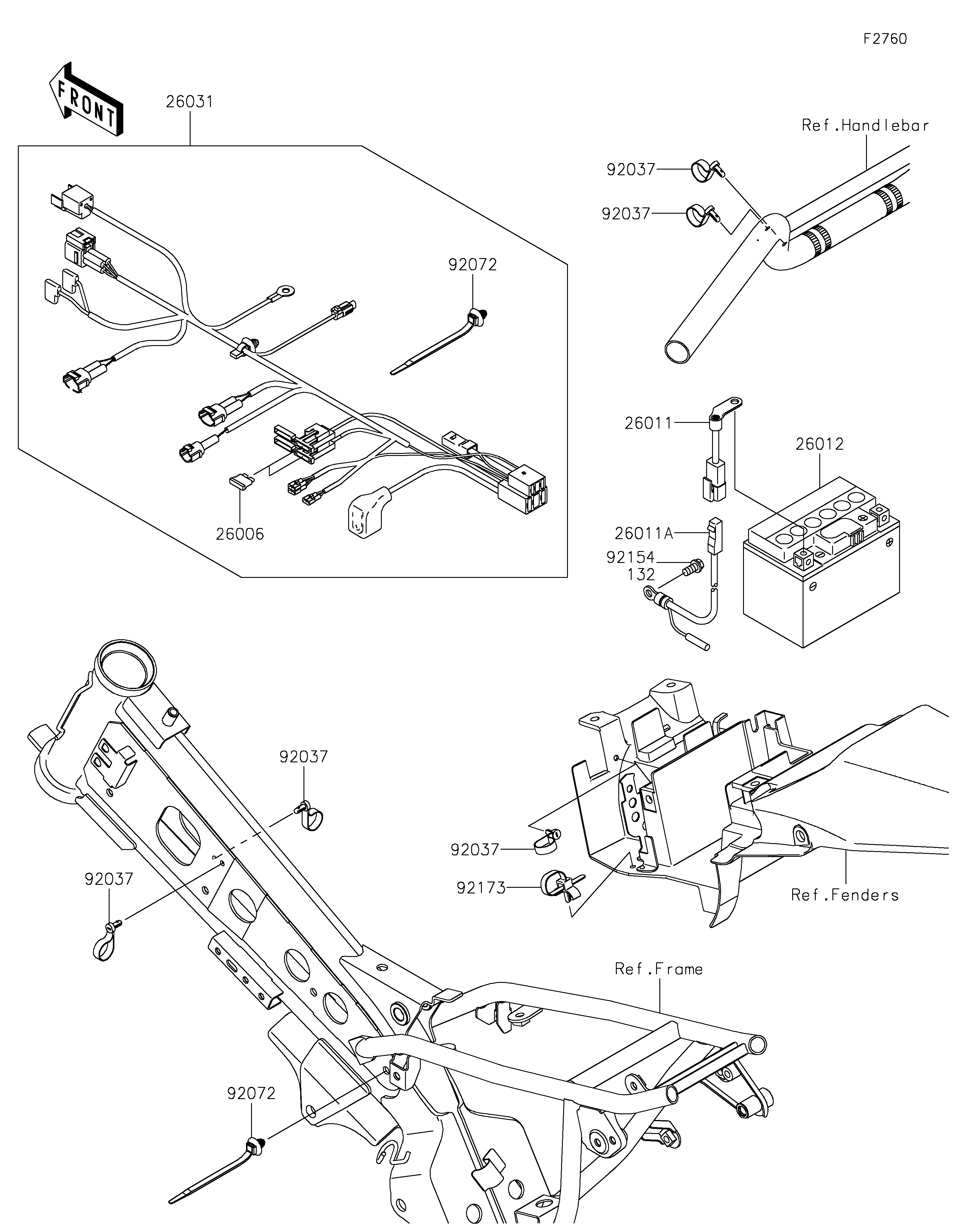 Chassis Electrical Equipment ภาพแยกชิ้นส่วน