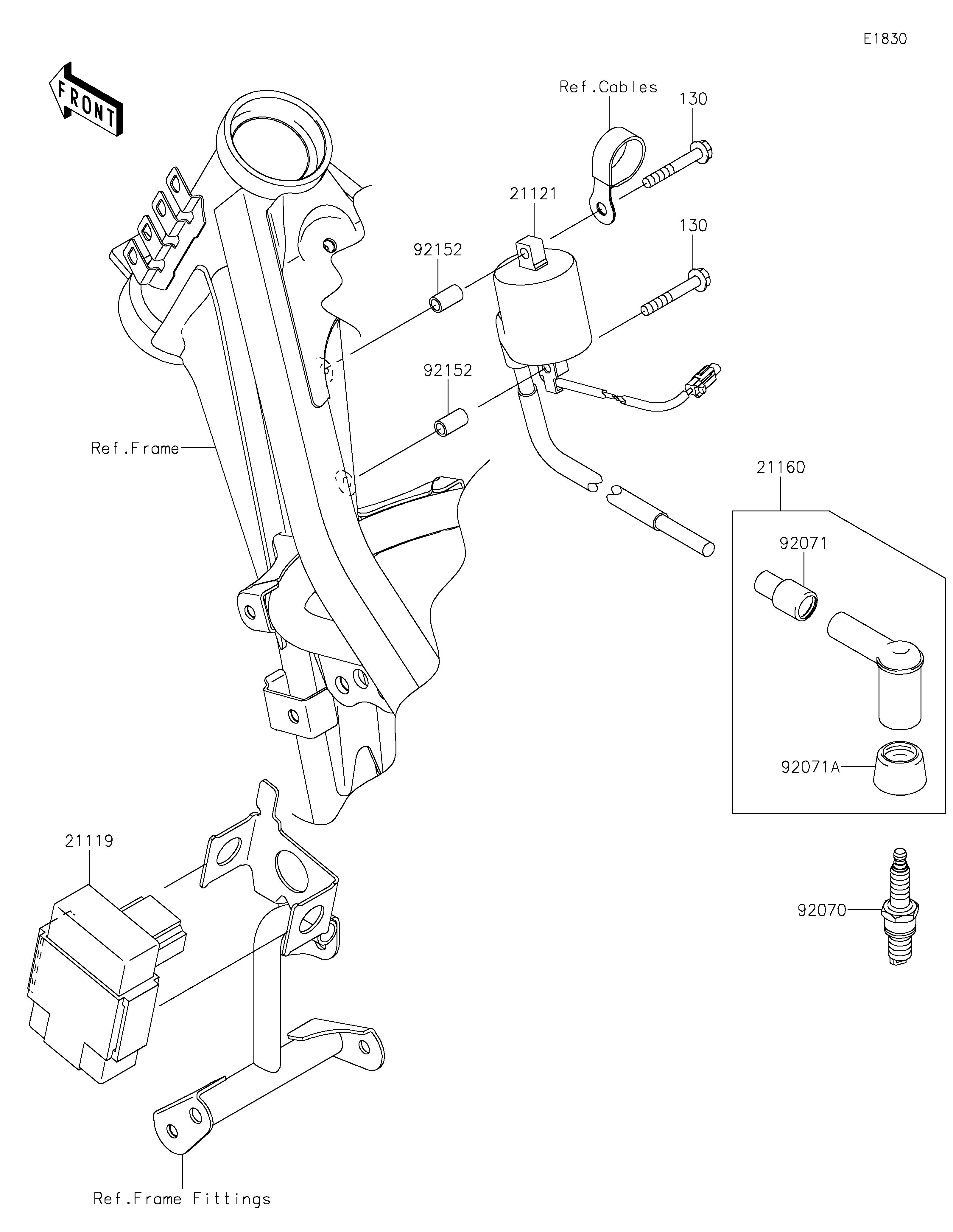 Ignition System ภาพแยกชิ้นส่วน