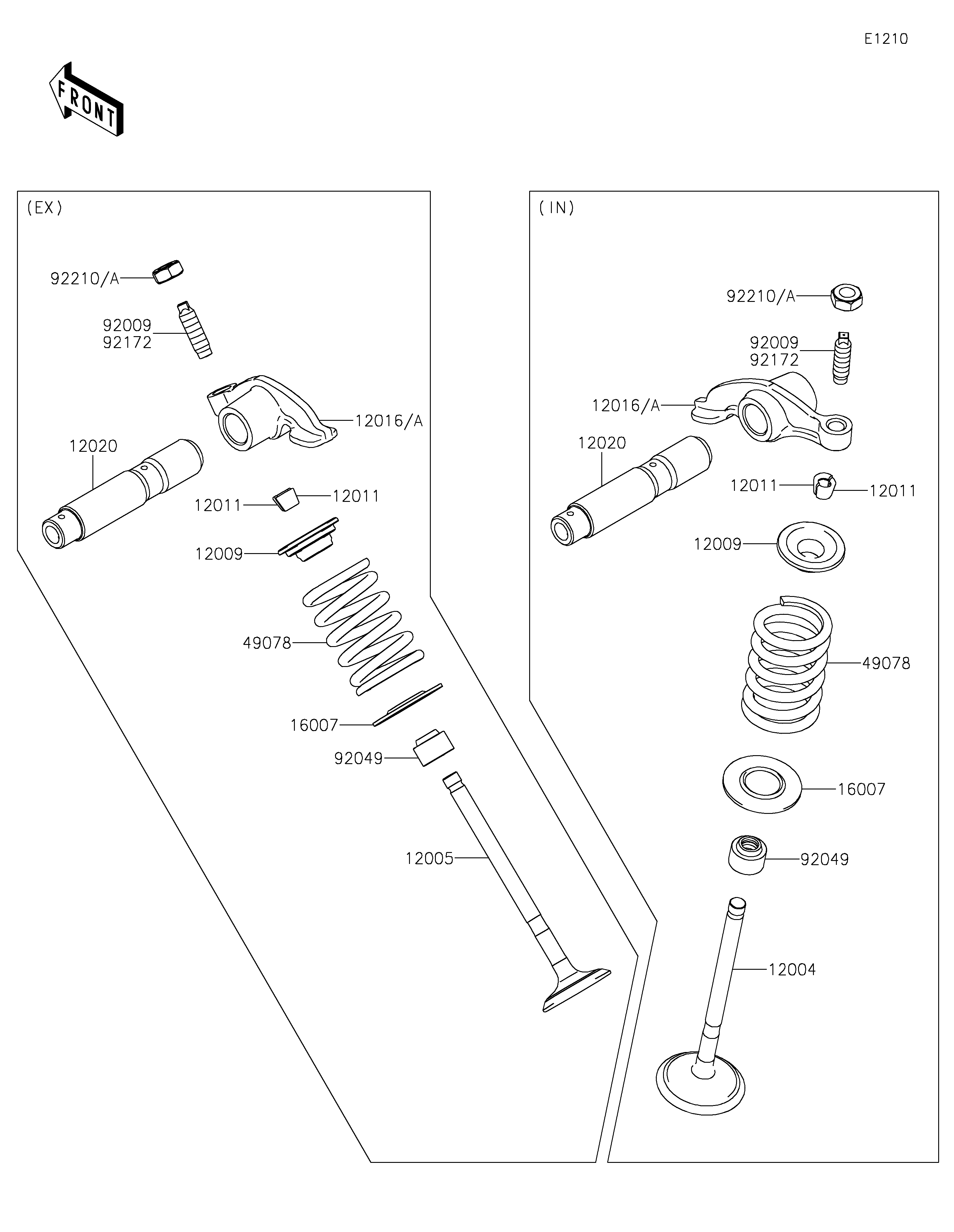 Valve(s) Diagram terurai
