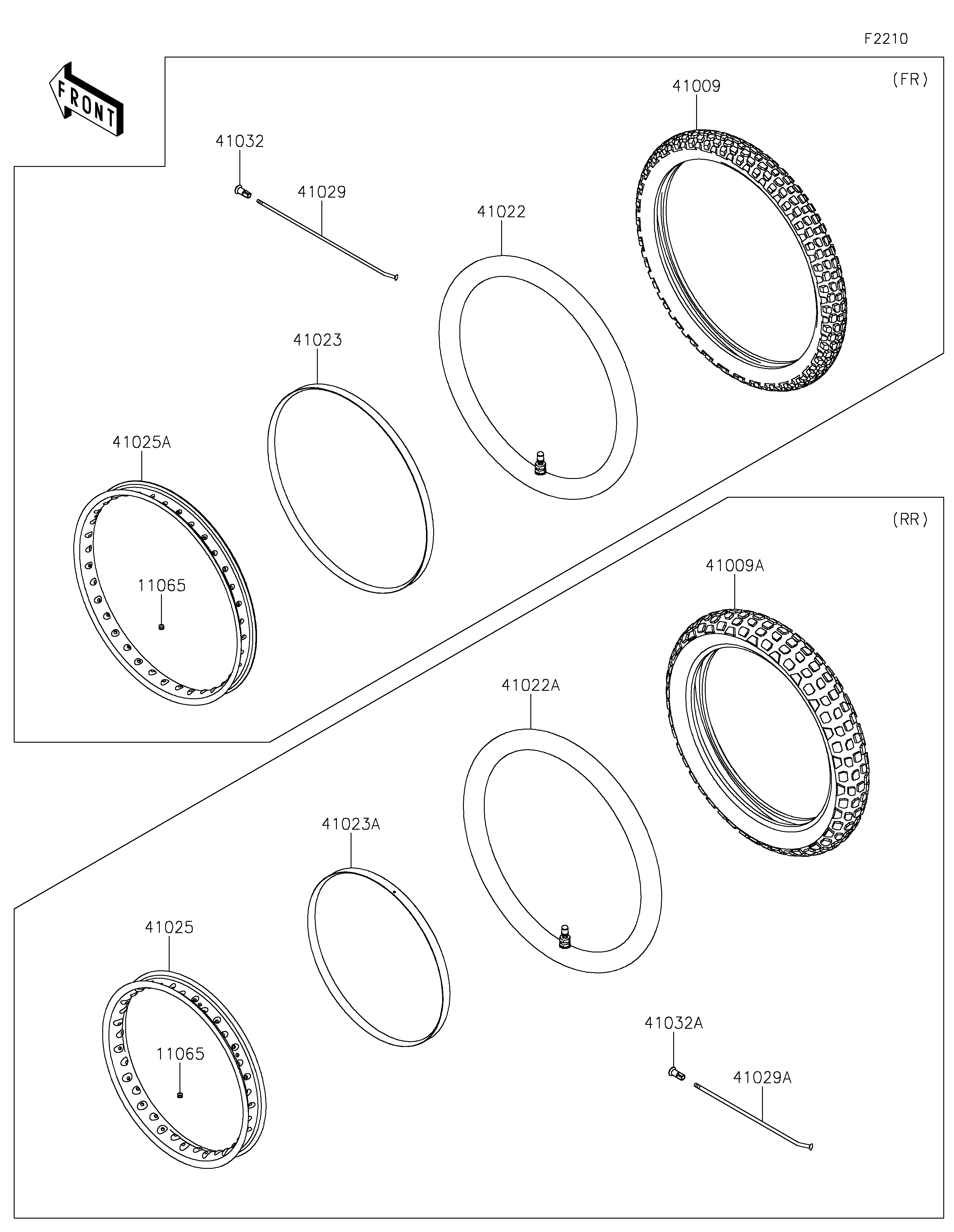 Wheels/Tires 爆炸图