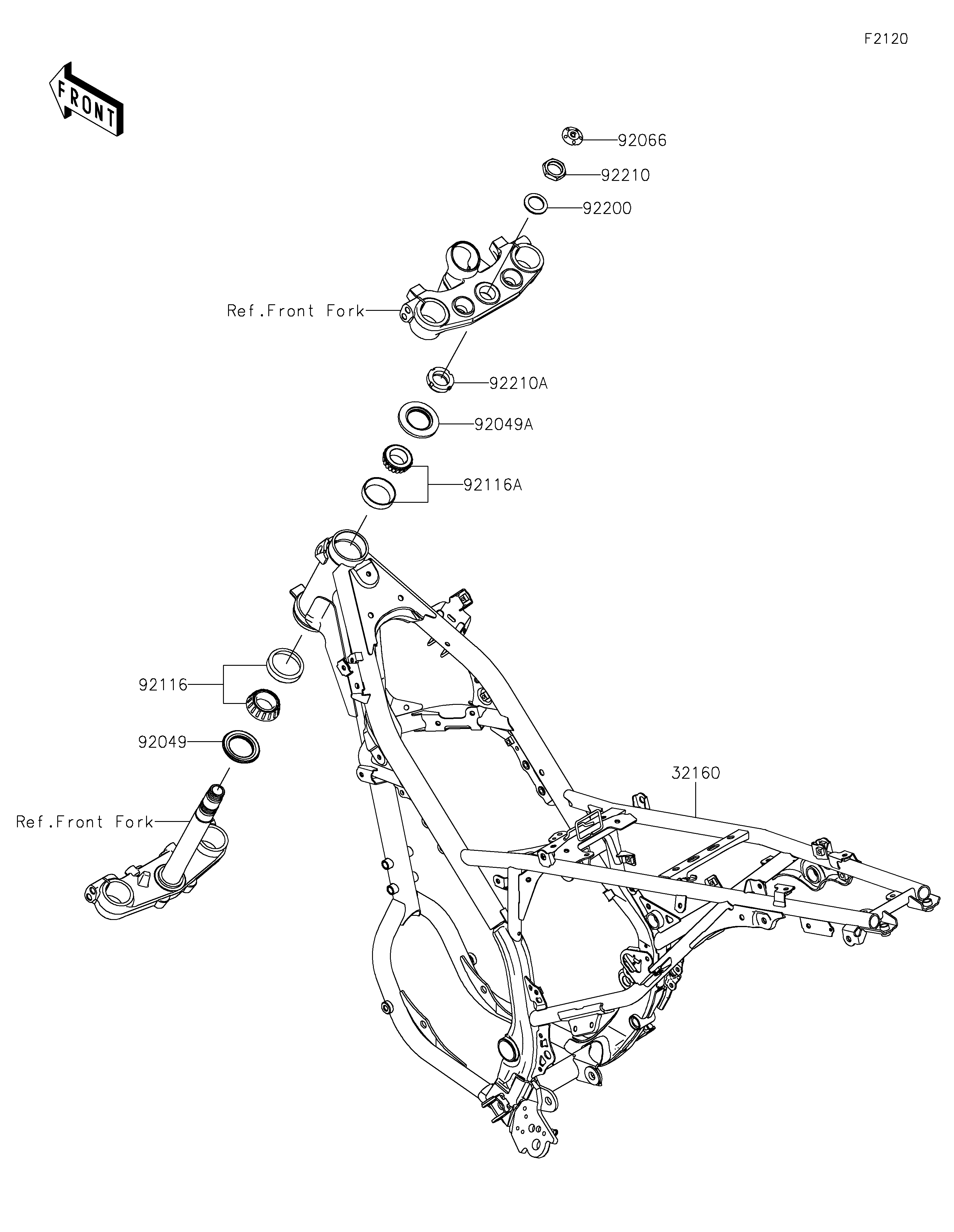 Frame Exploded diagrams