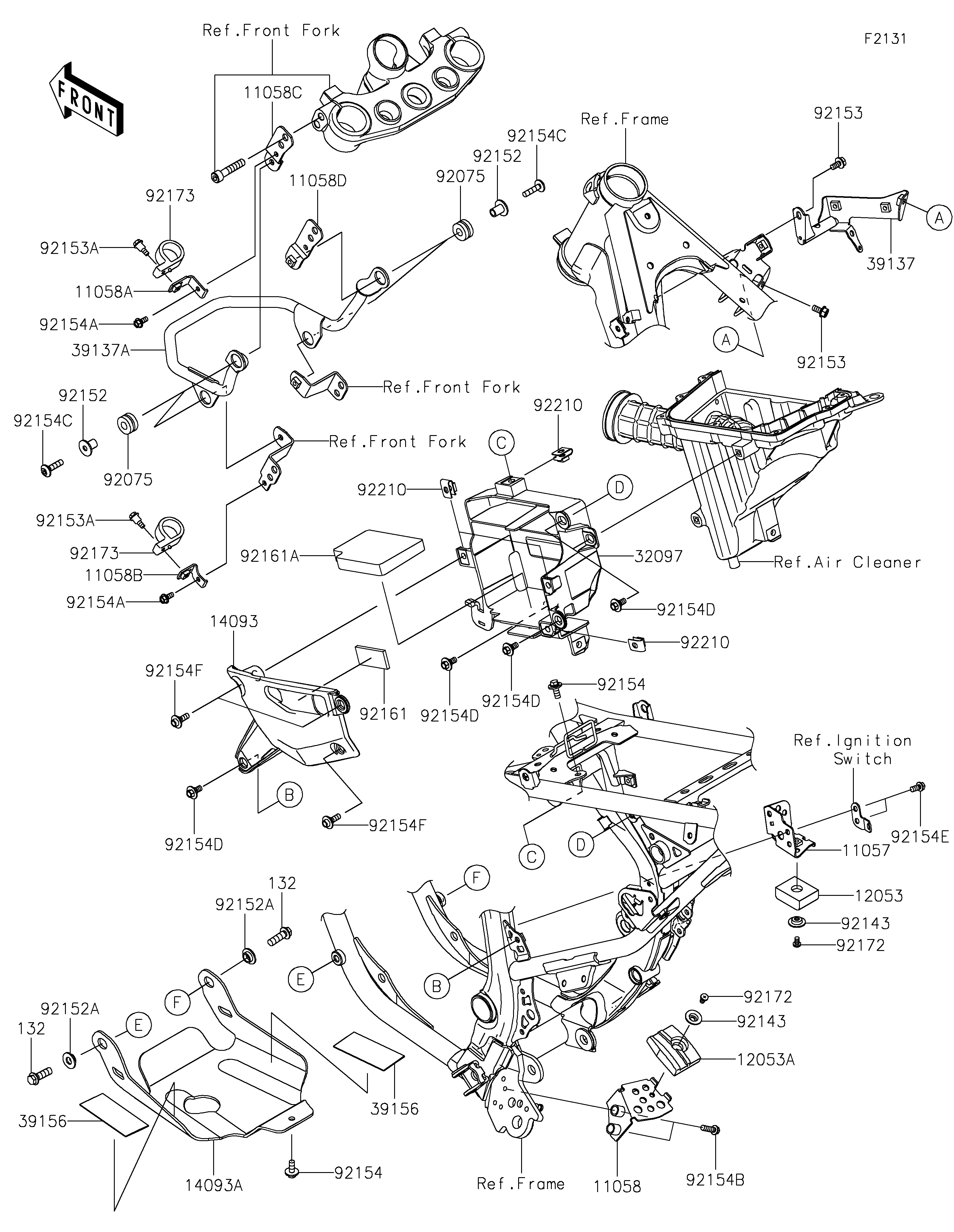 Frame Fittings ภาพแยกชิ้นส่วน
