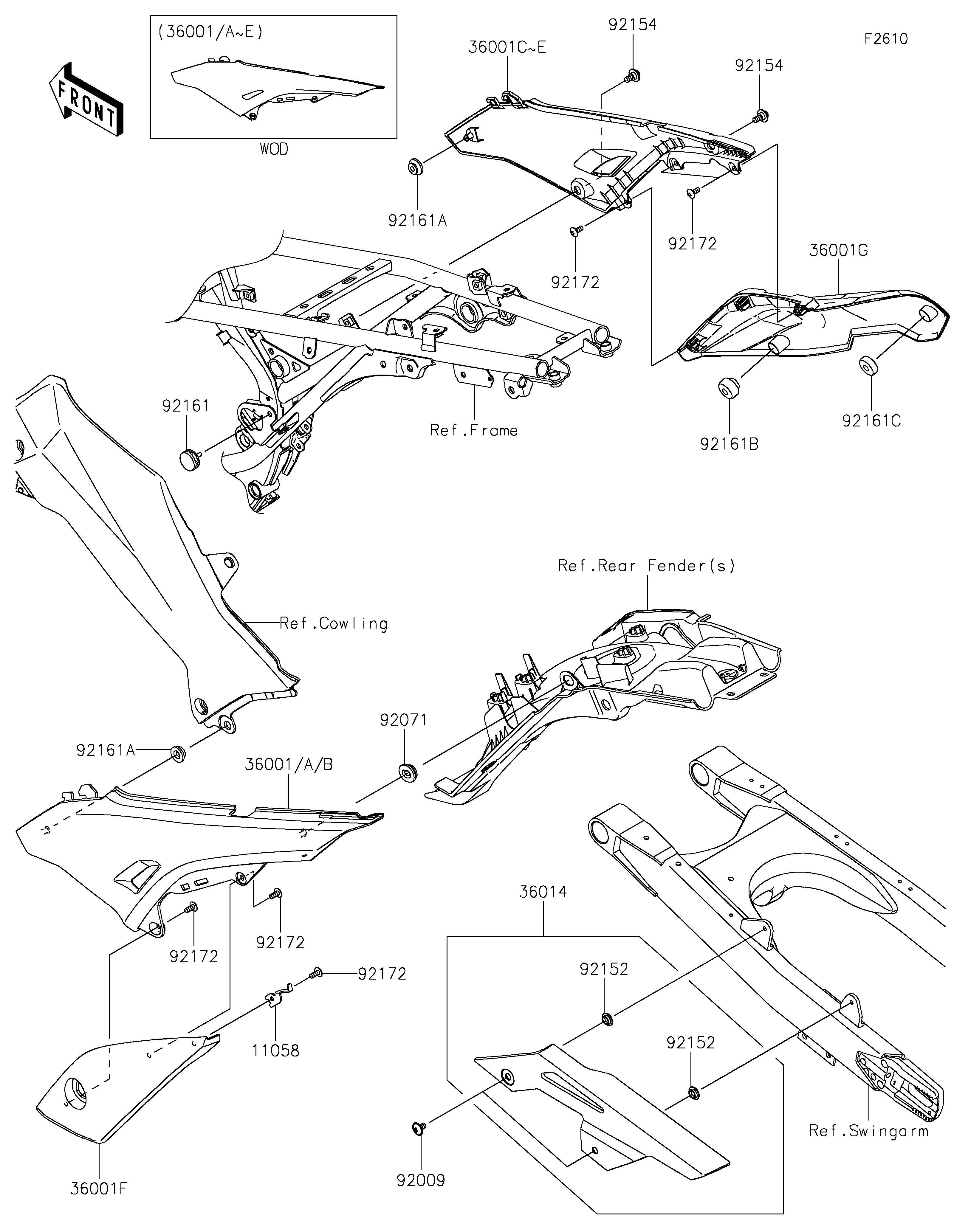 Side Covers/Chain Cover ภาพแยกชิ้นส่วน