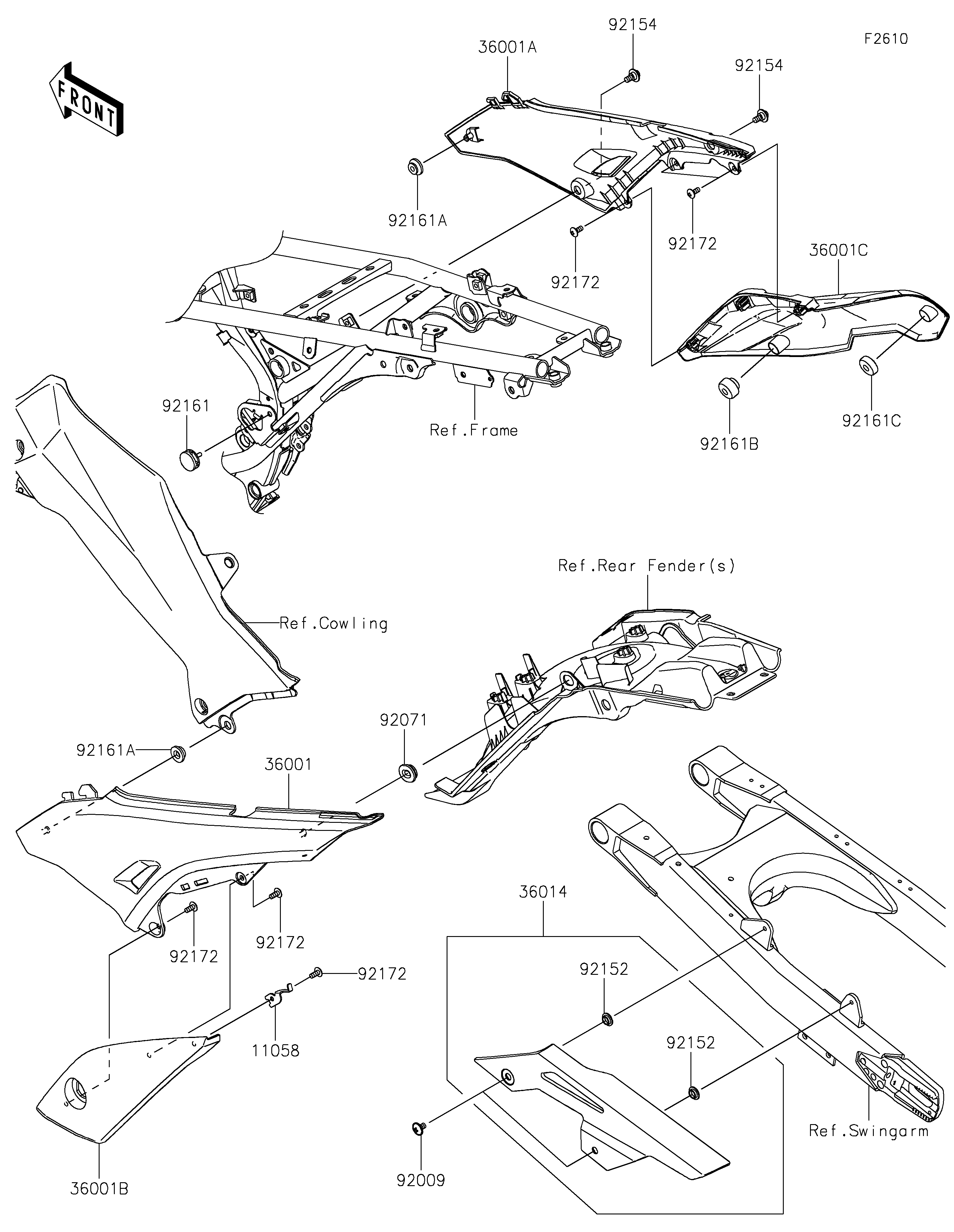 Side Covers/Chain Cover ภาพแยกชิ้นส่วน