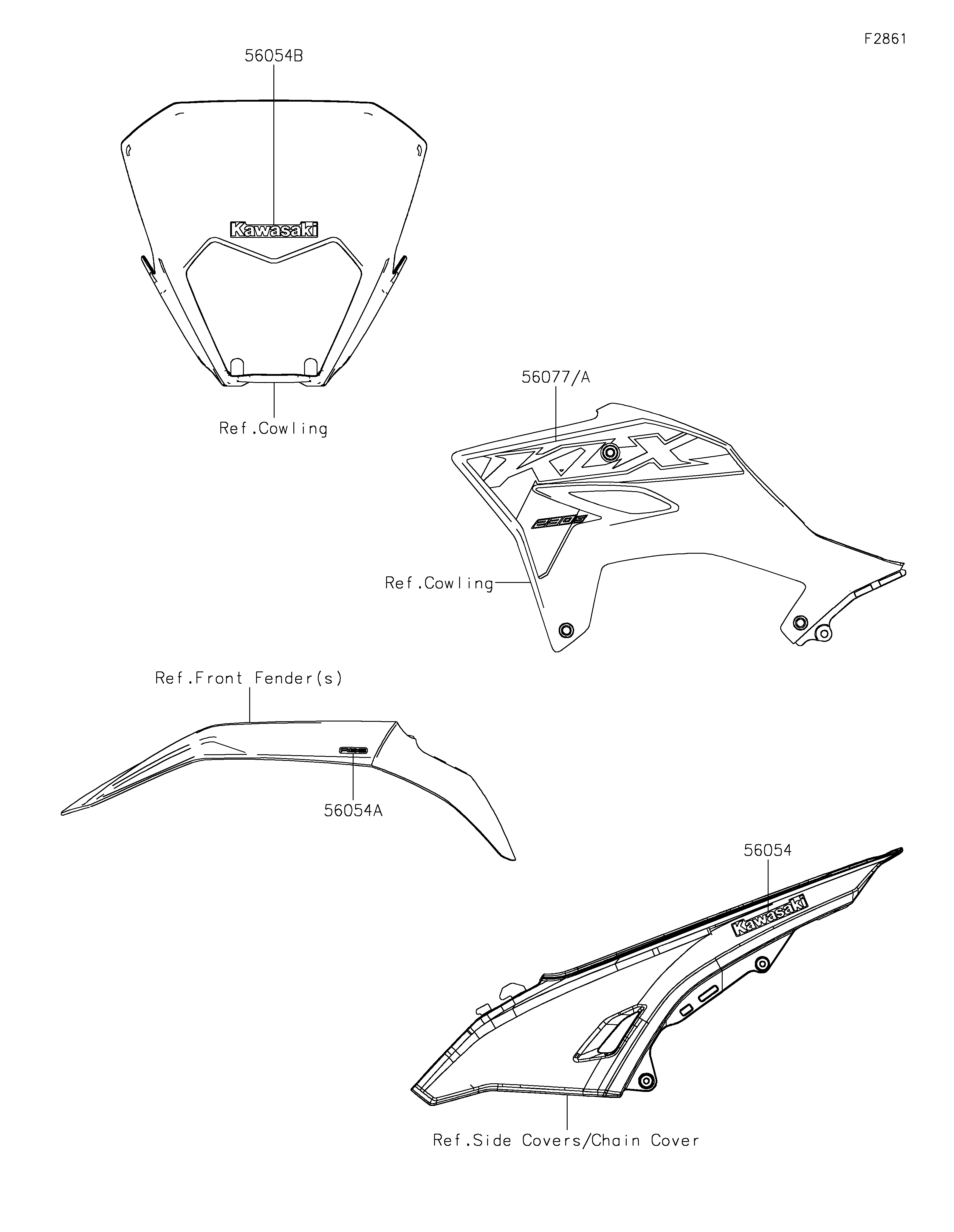 Decals(White) Diagram terurai