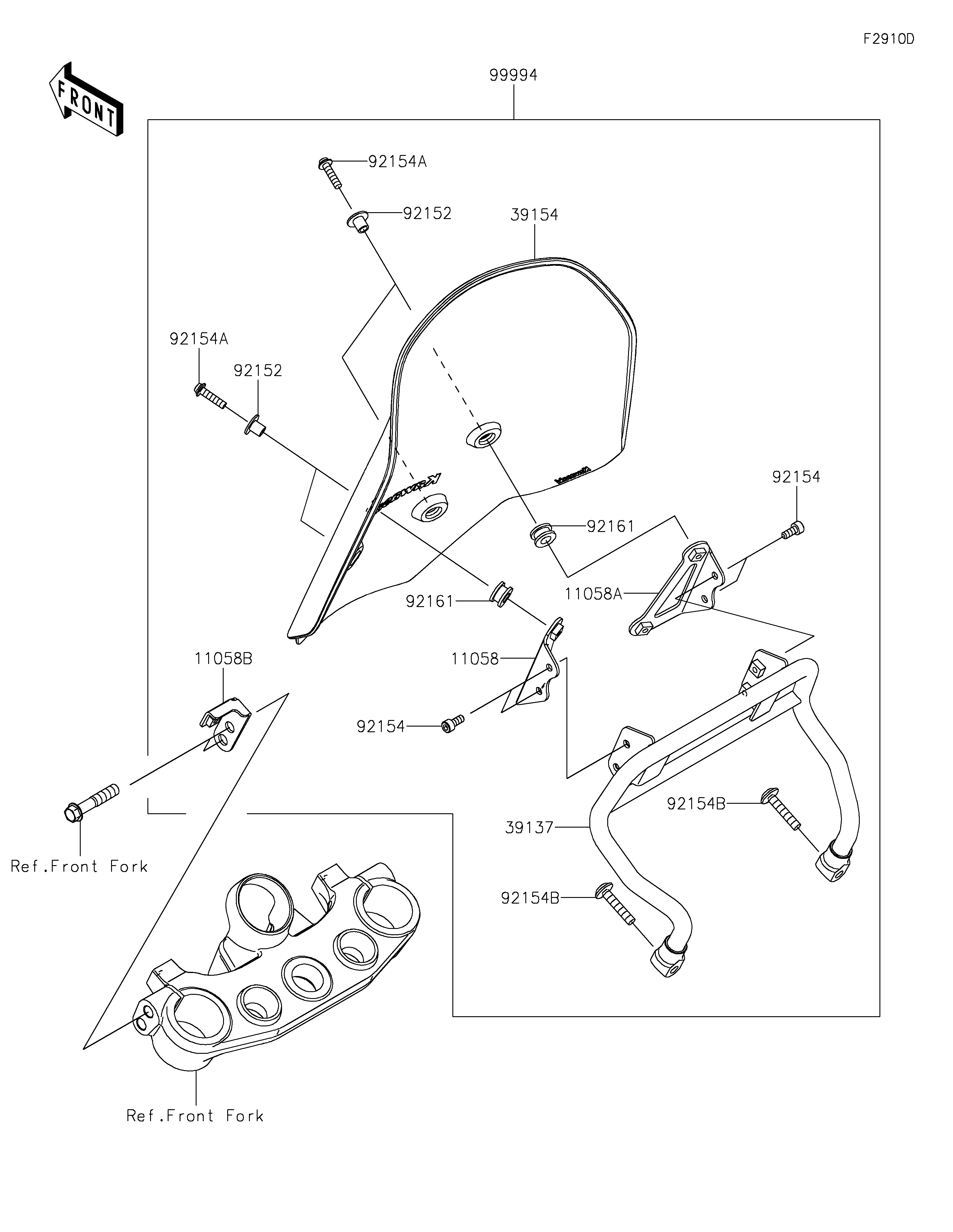 Accessory(Windshield) Despieces