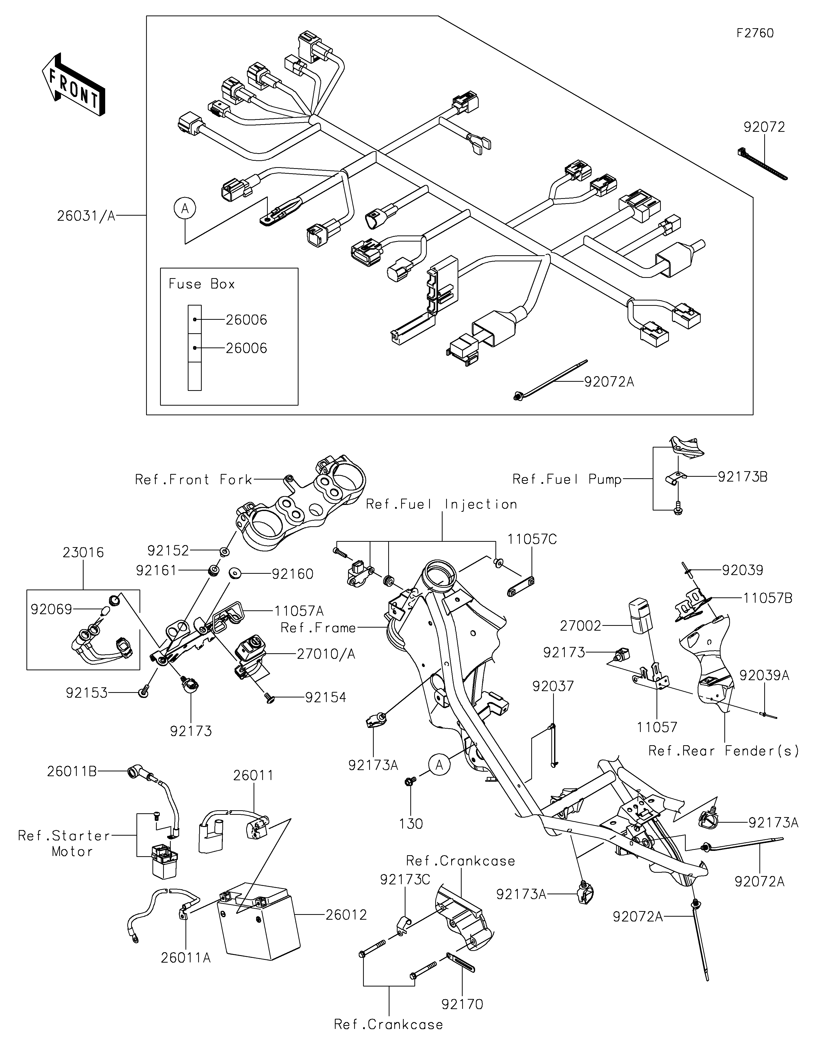 Chassis Electrical Equipment Sơ đồ tách chi tiết