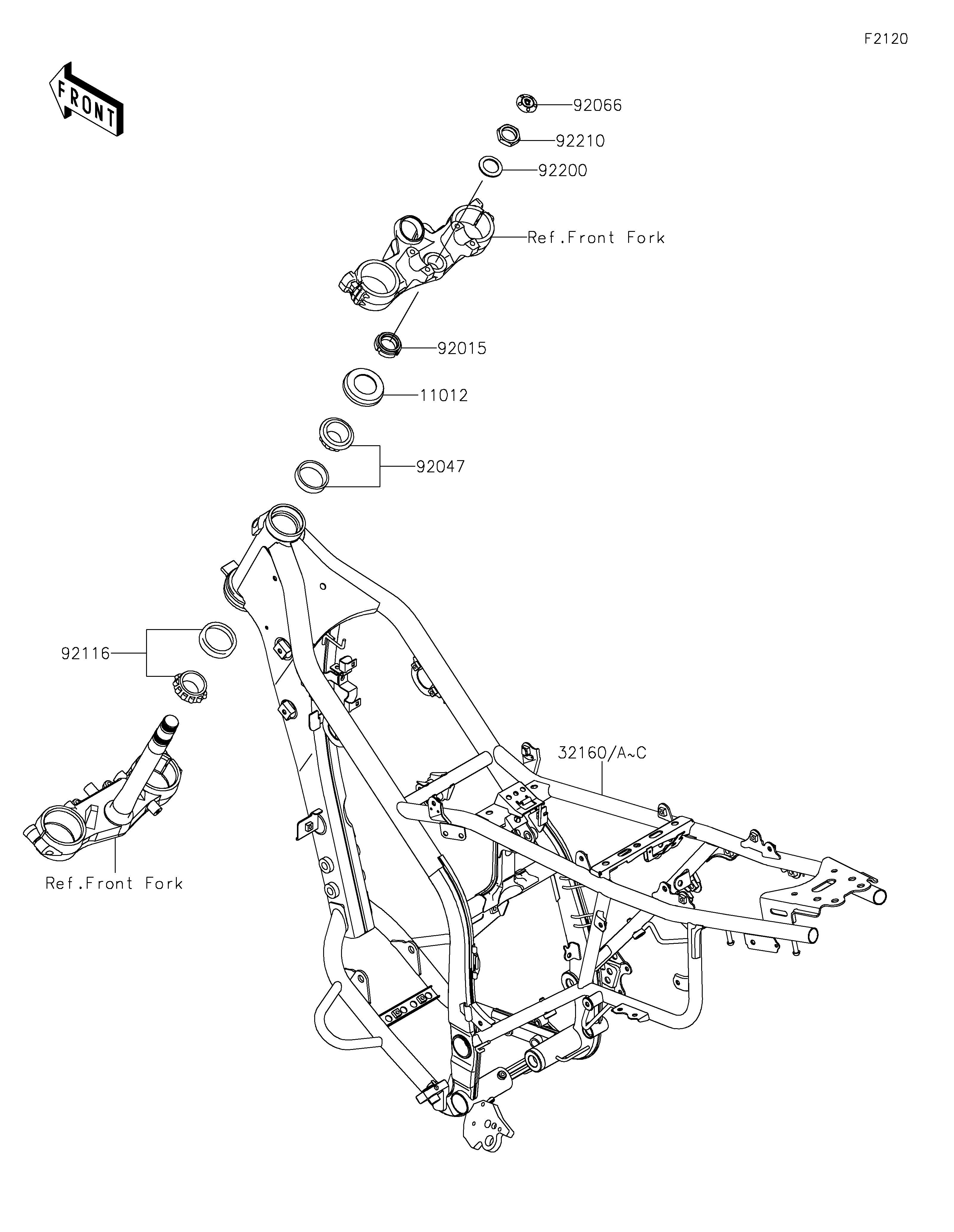 Frame Exploded diagrams