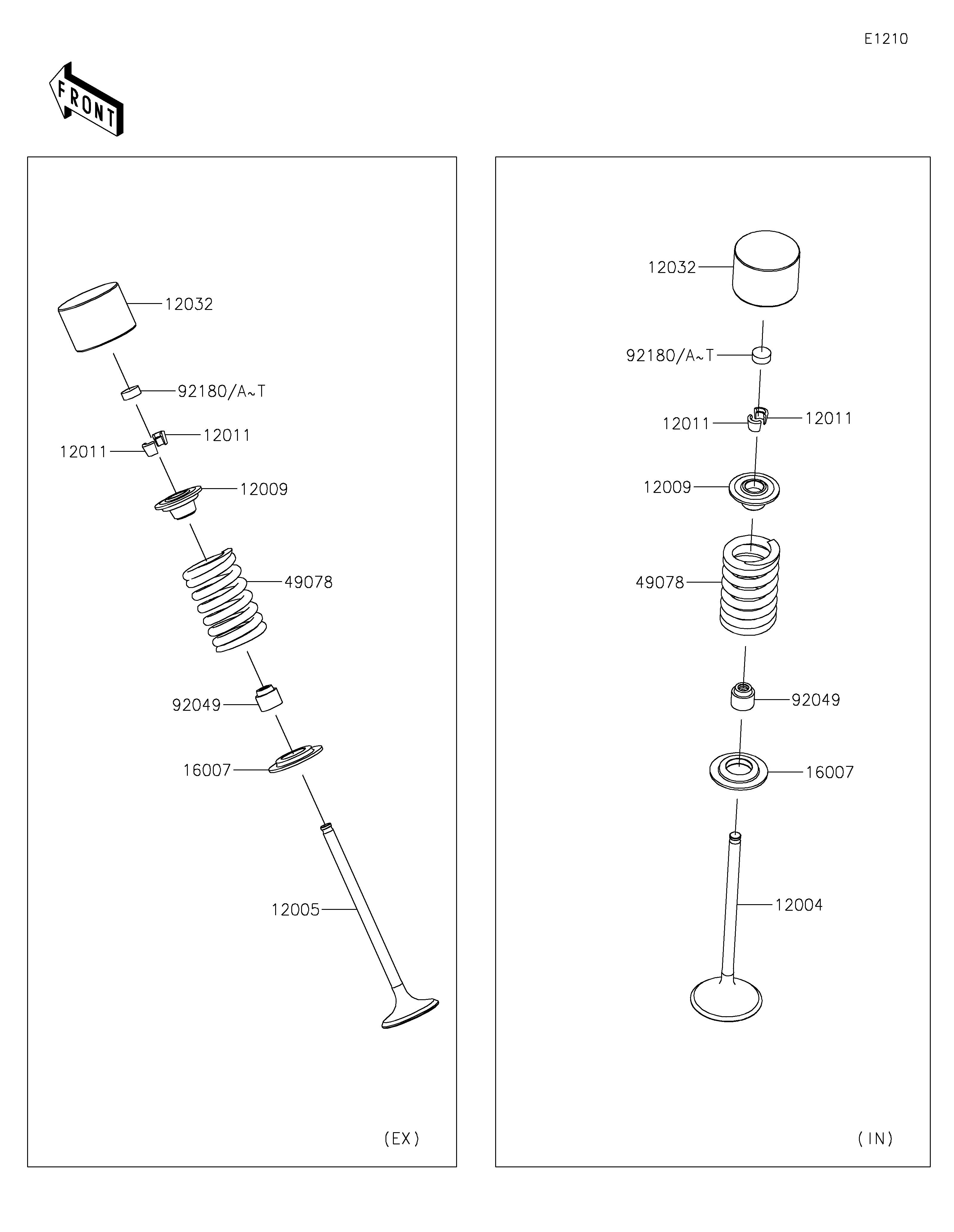 Valve(s) Exploded diagrams