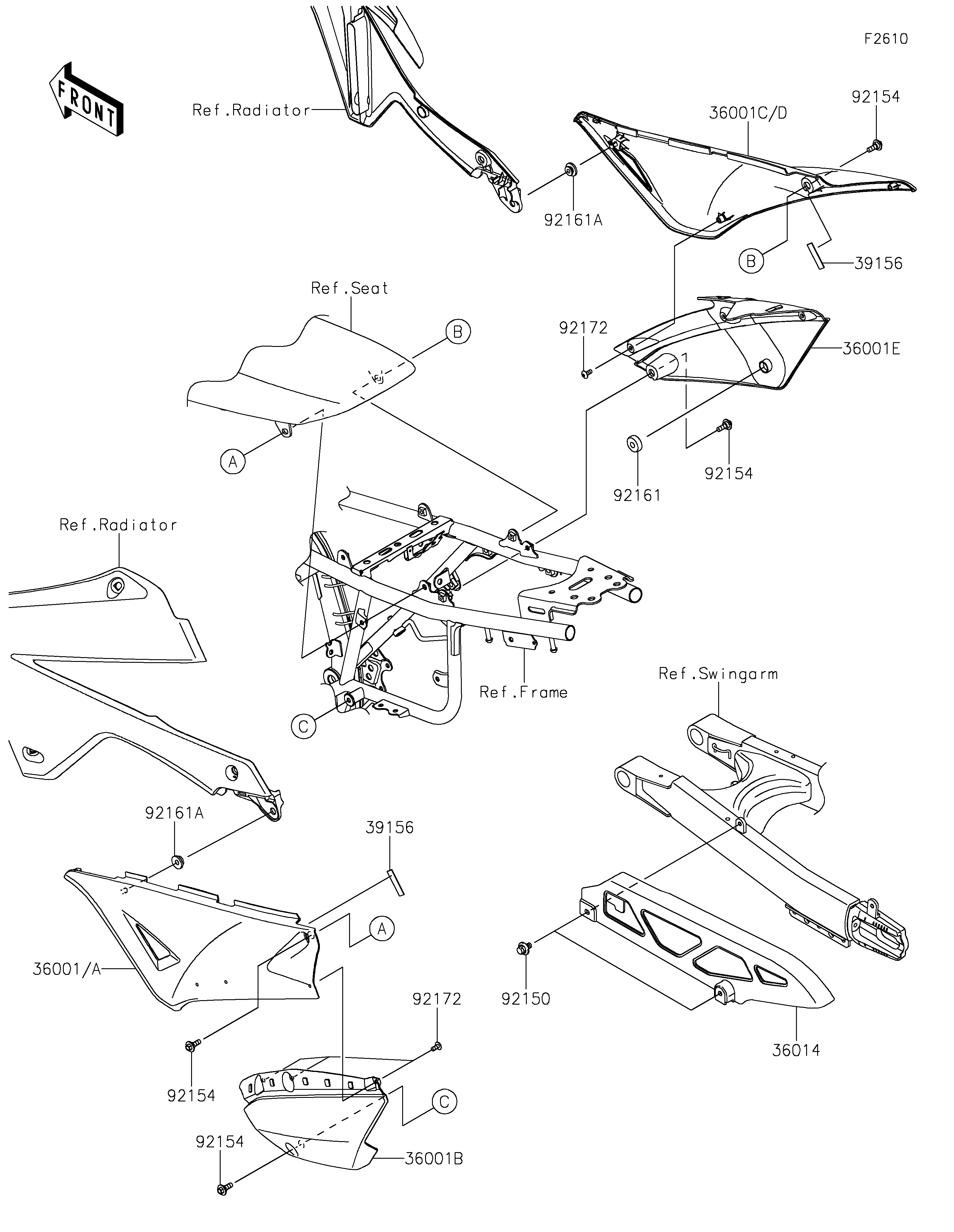 Side Covers/Chain Cover Vistas explodidas