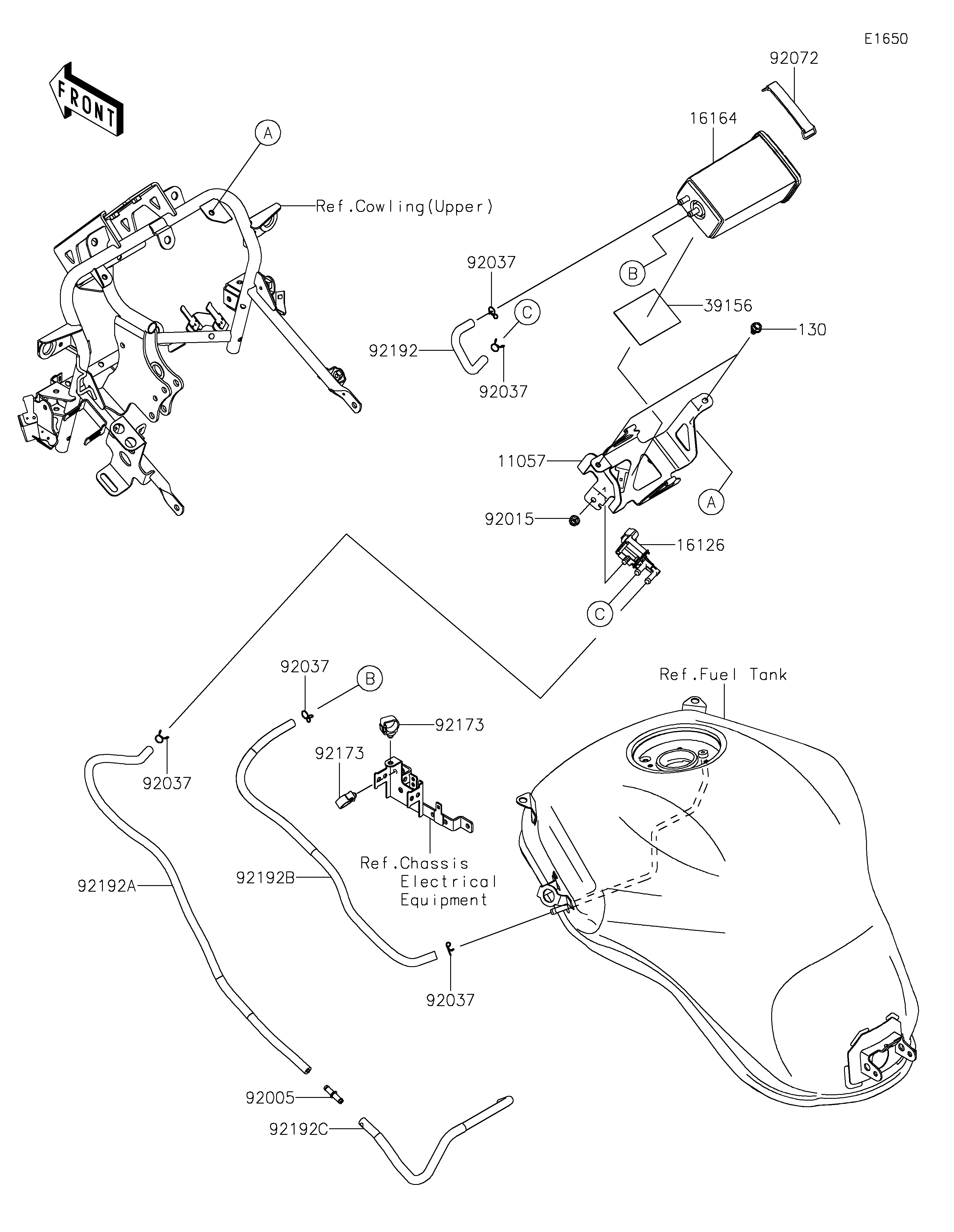 Fuel Evaporative System Vistas explodidas