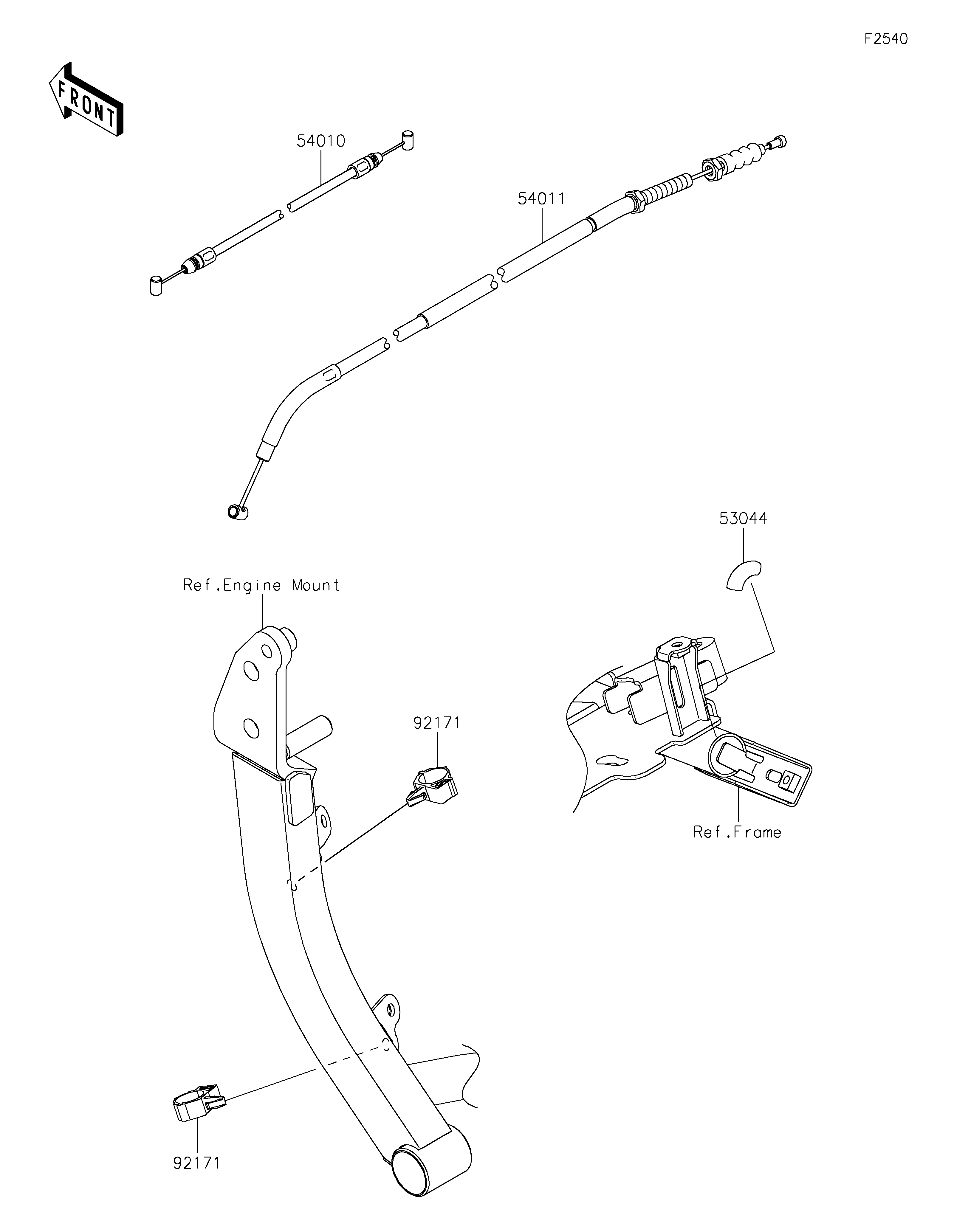 Cables ภาพแยกชิ้นส่วน