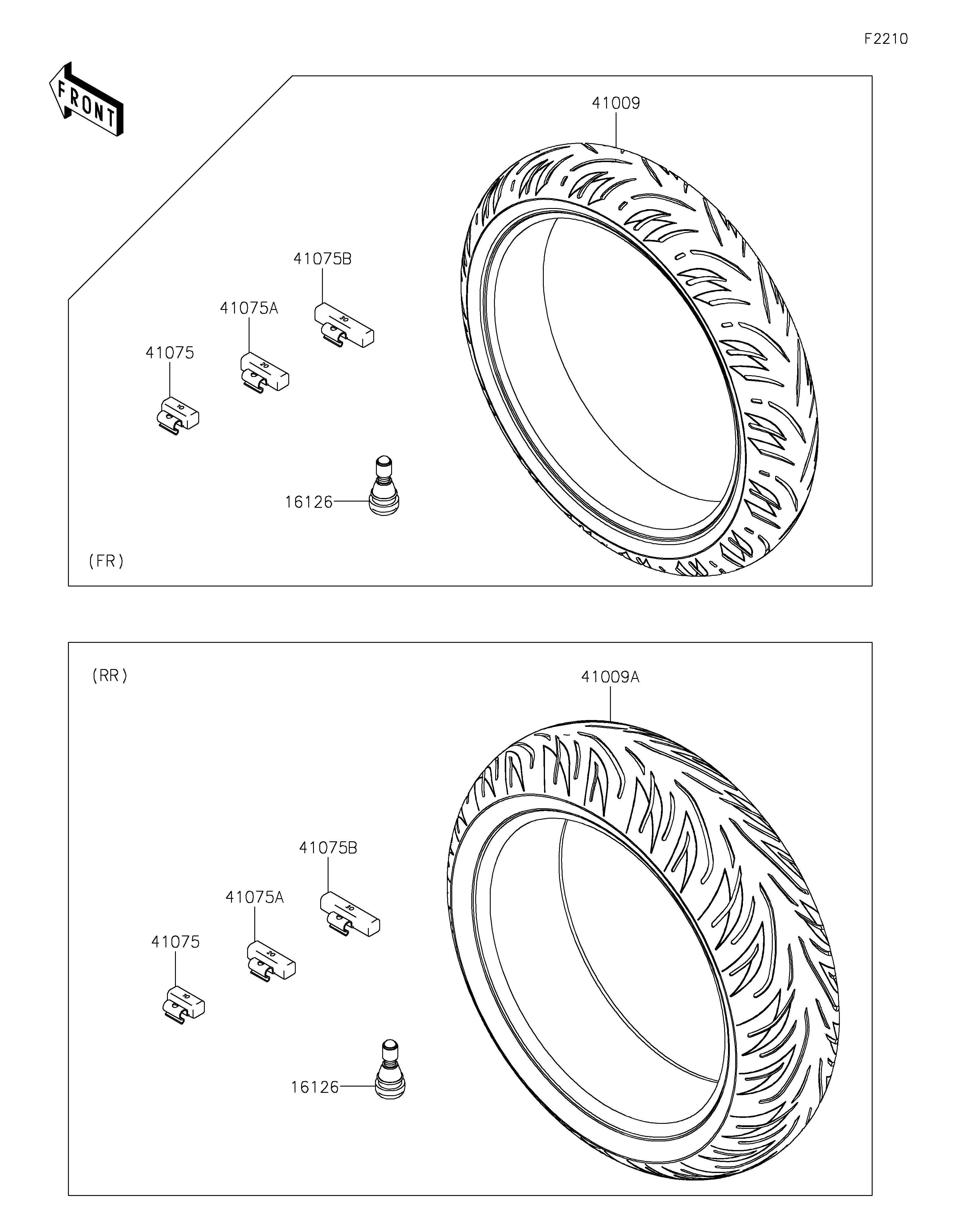 Tires Exploded diagrams