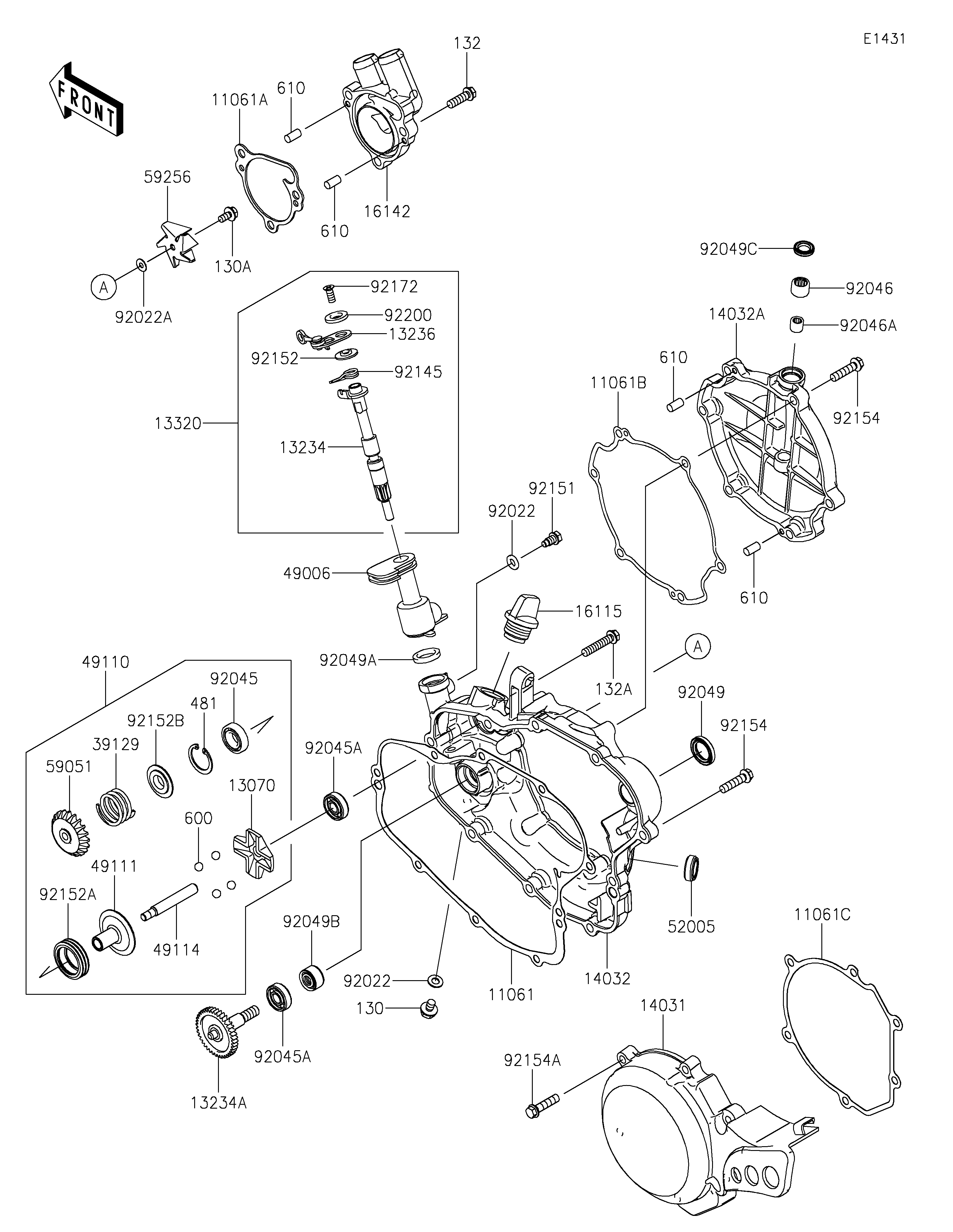 Engine Cover(s) Sơ đồ tách chi tiết