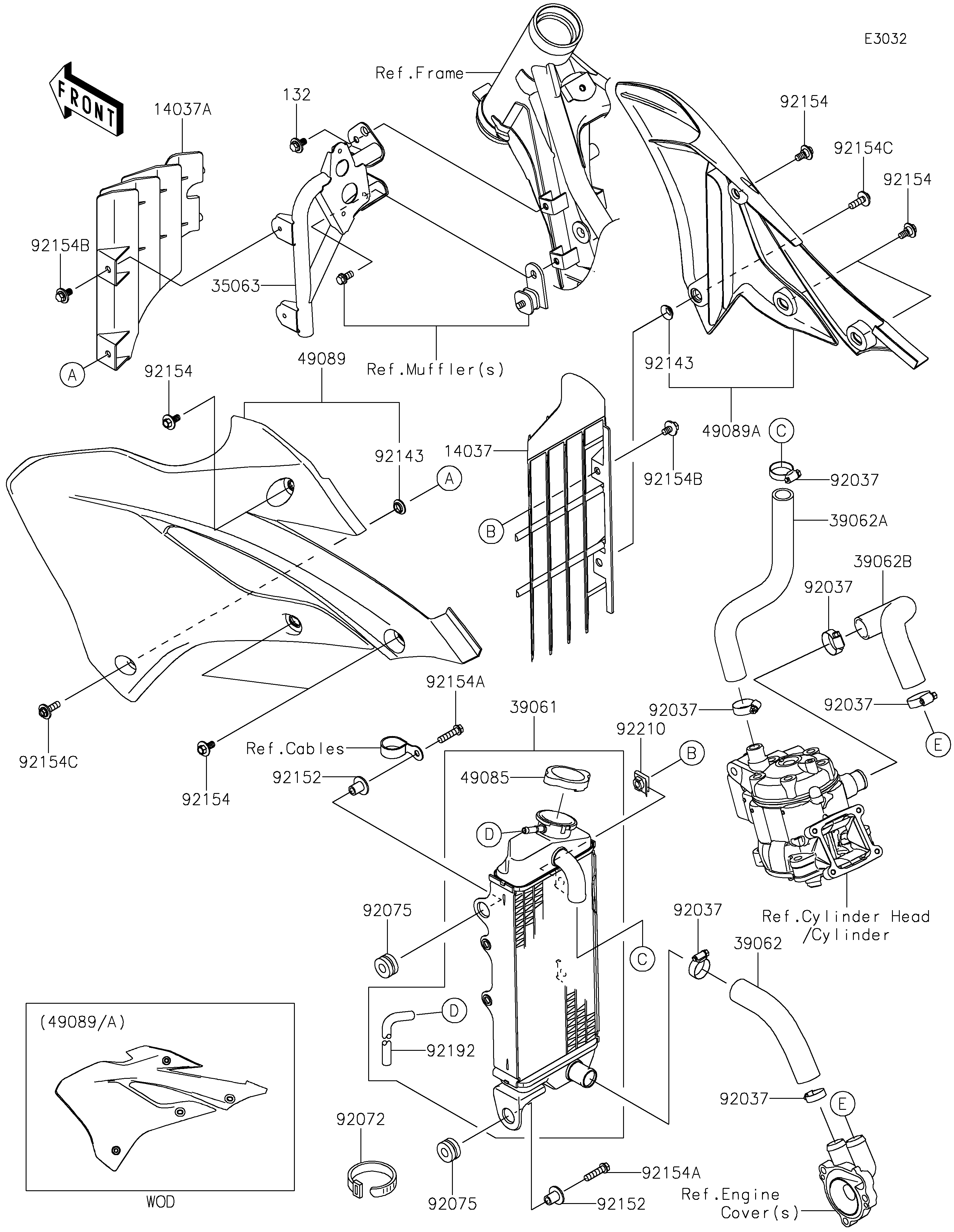 Radiator Diagram terurai