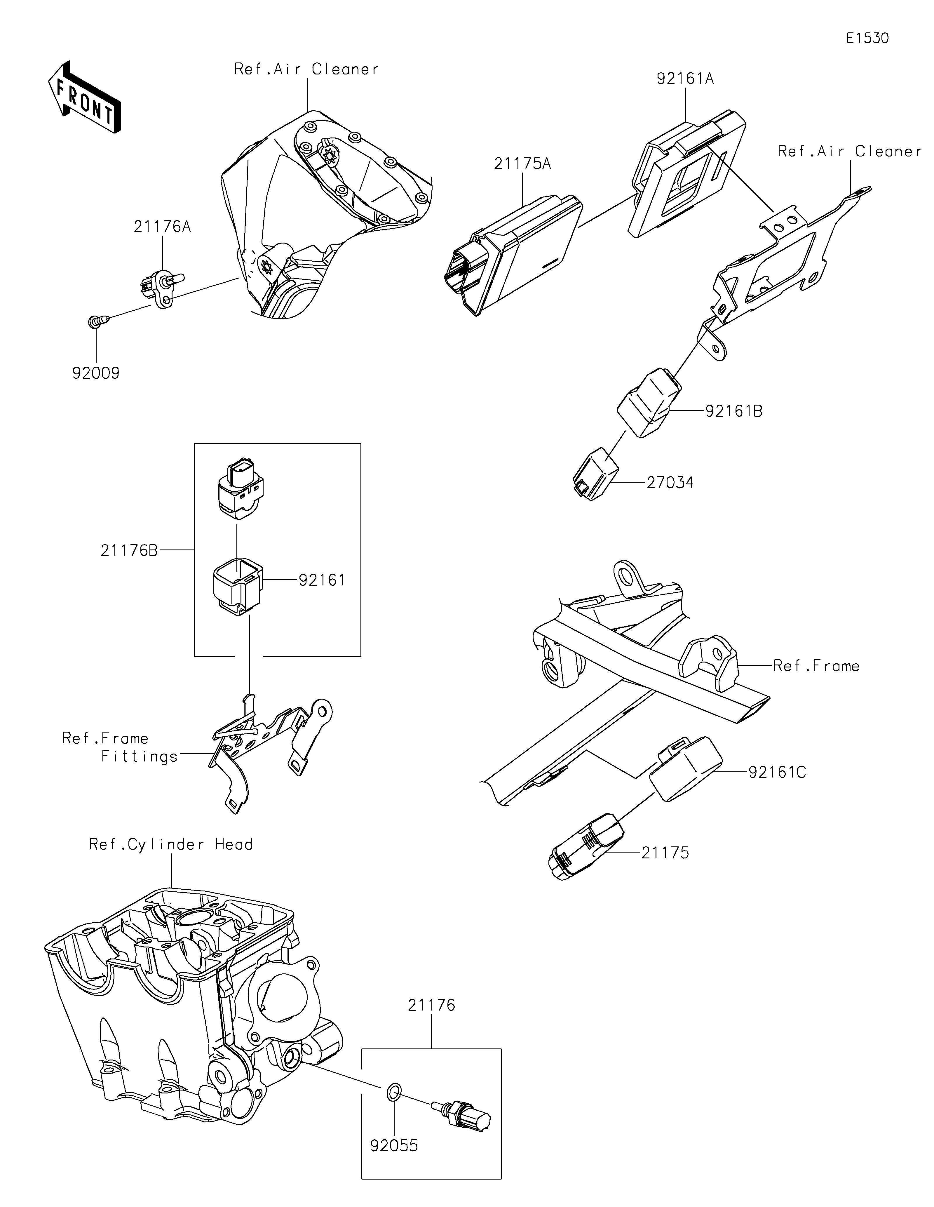 Fuel Injection ภาพแยกชิ้นส่วน