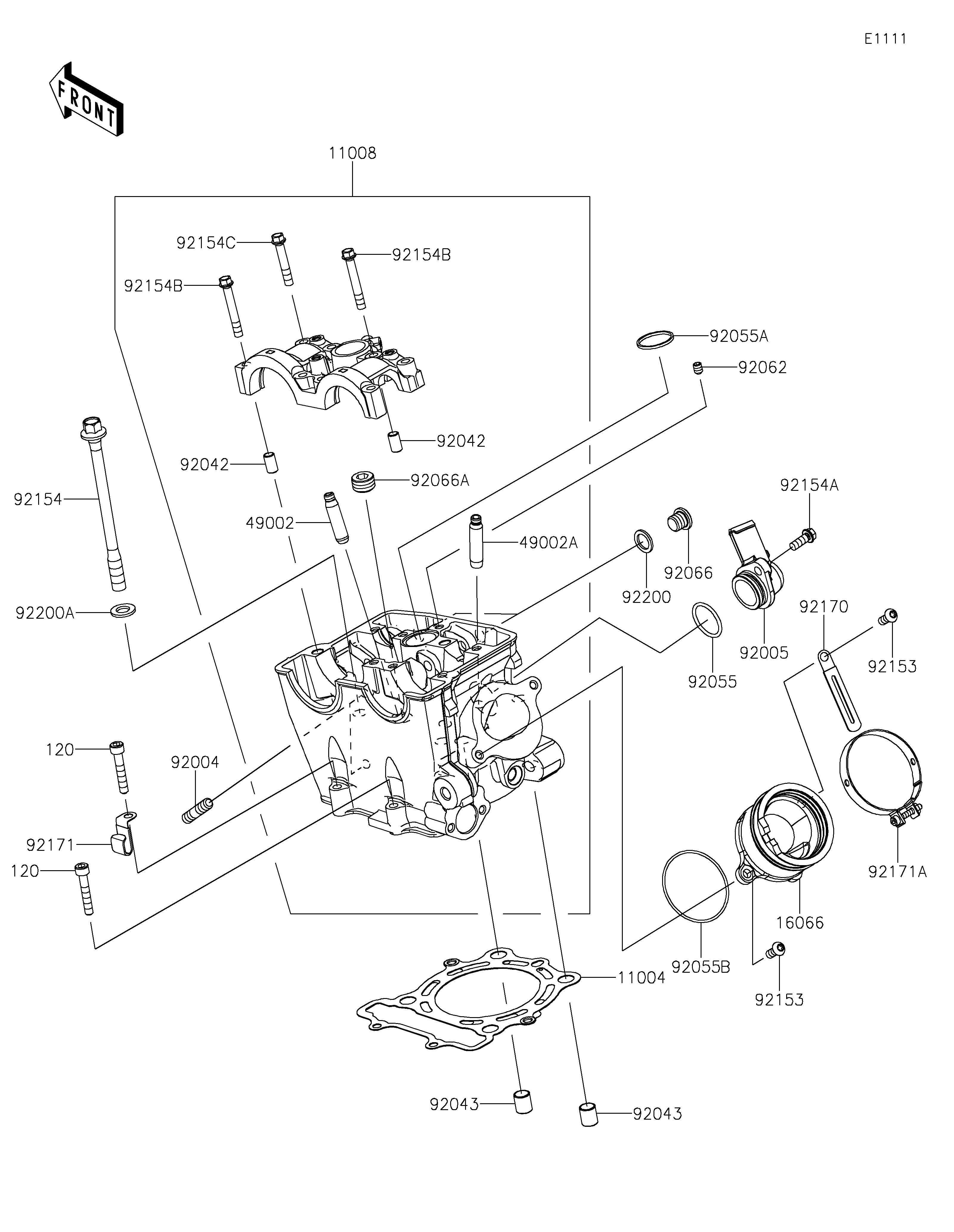 Cylinder Head ภาพแยกชิ้นส่วน