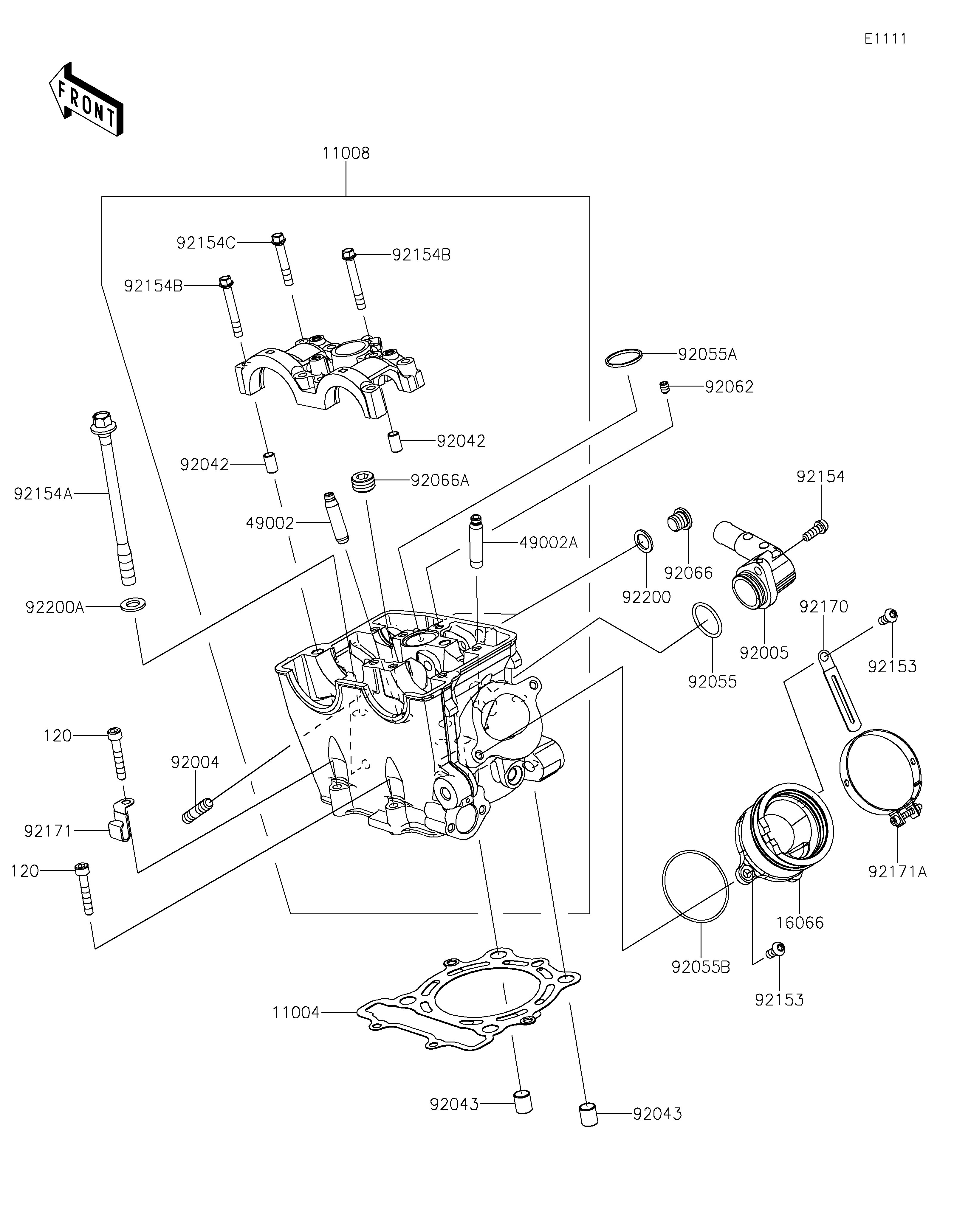 Cylinder Head ภาพแยกชิ้นส่วน