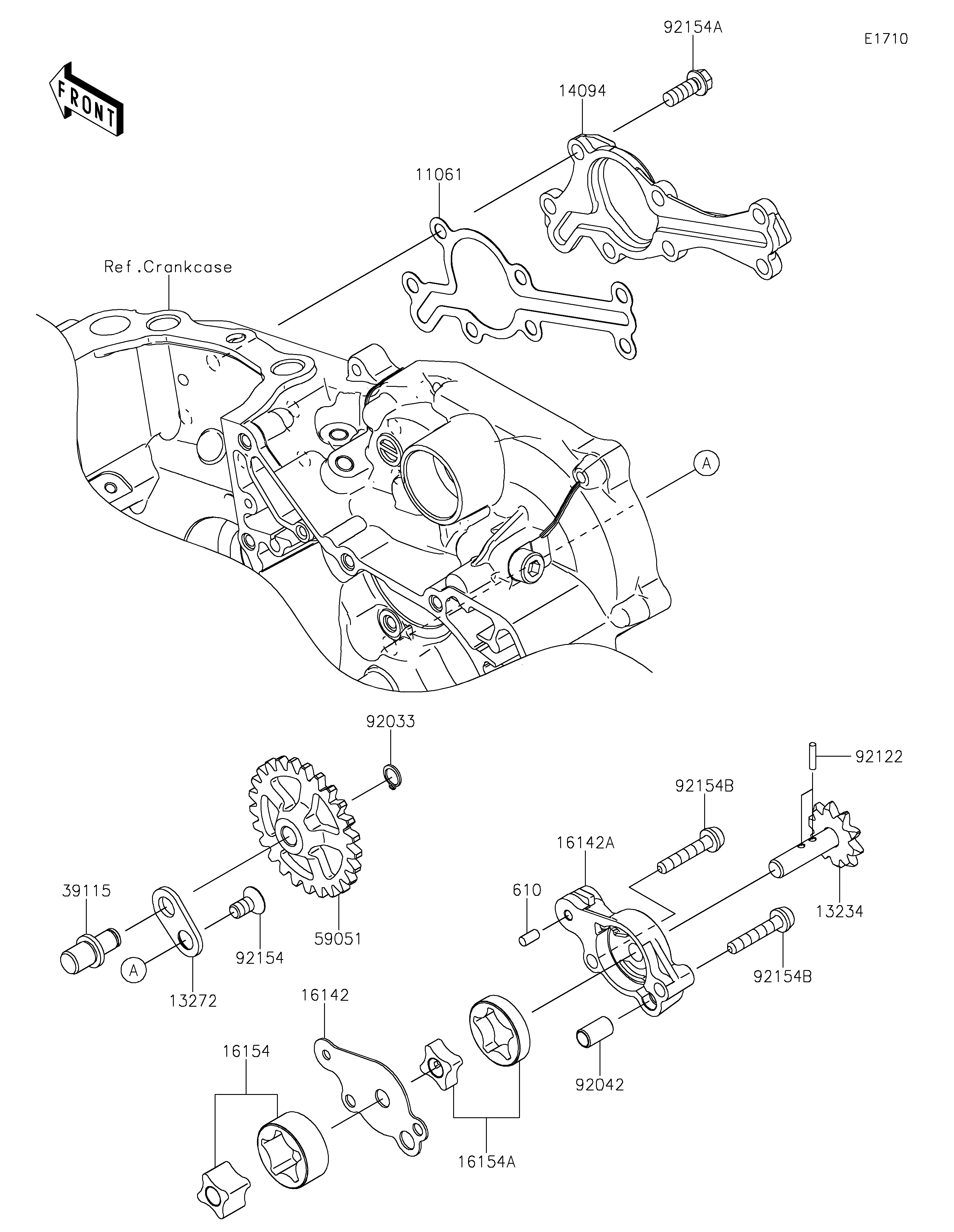 Oil Pump Vistas explodidas