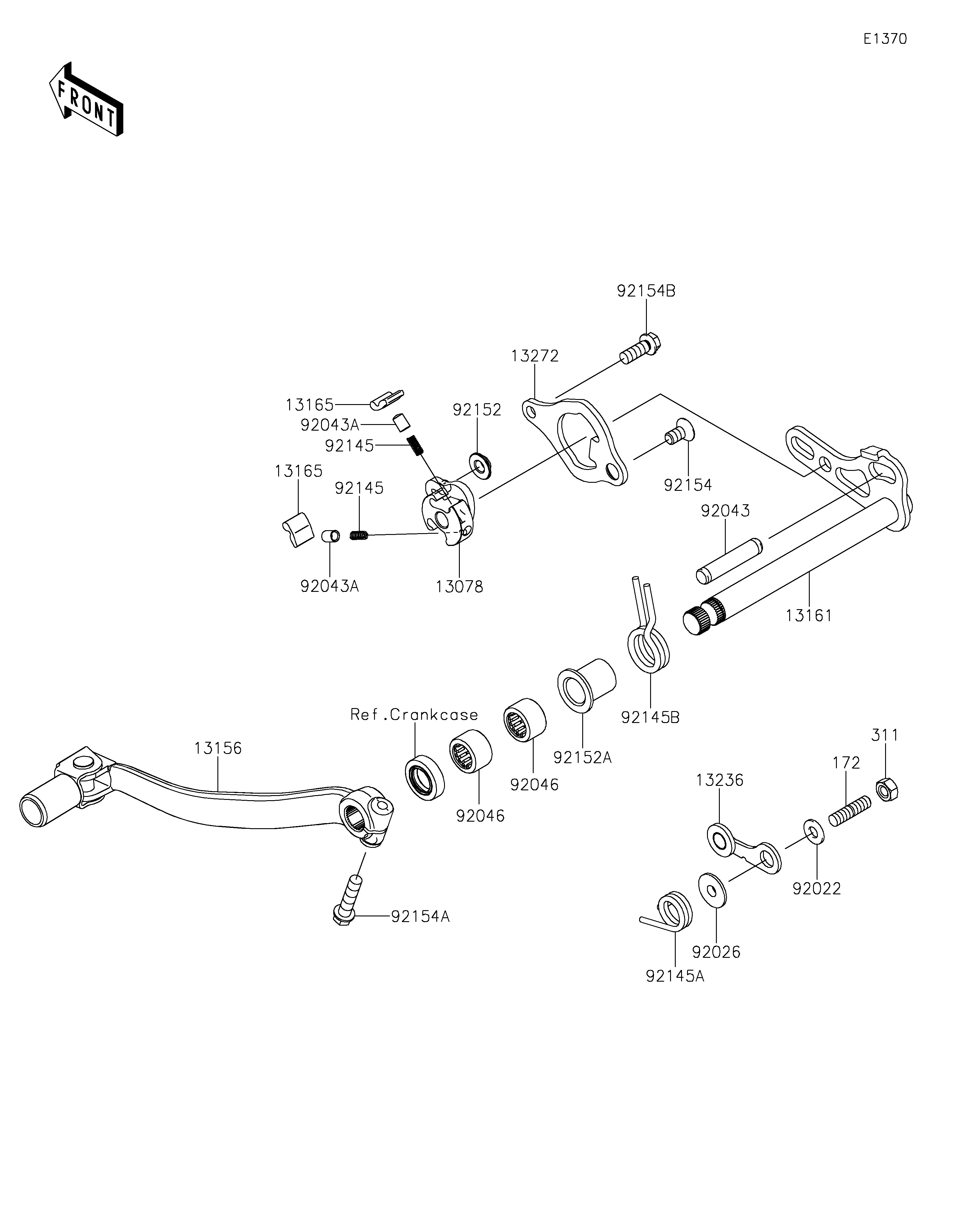 Gear Change Mechanism Despieces
