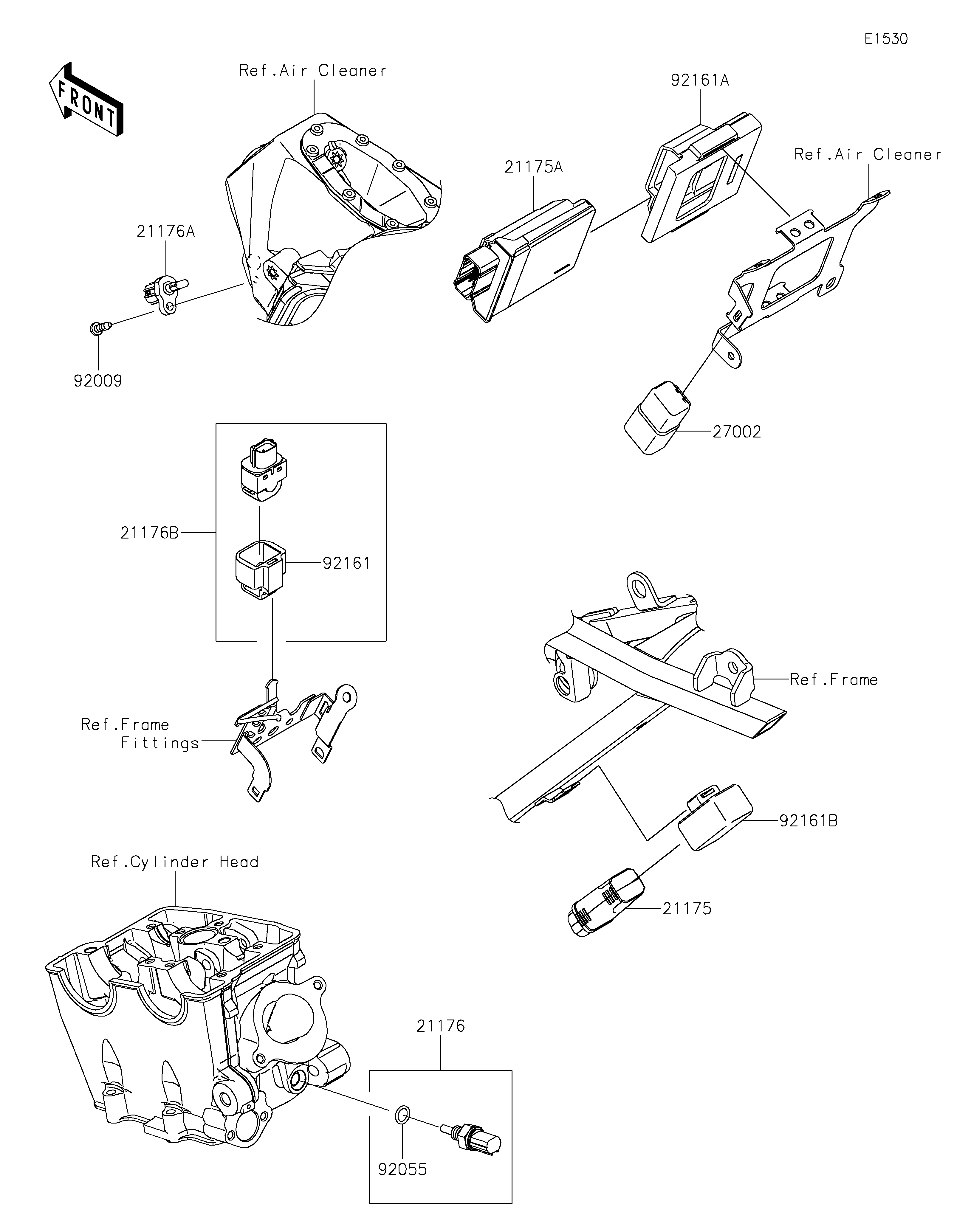 Fuel Injection ภาพแยกชิ้นส่วน