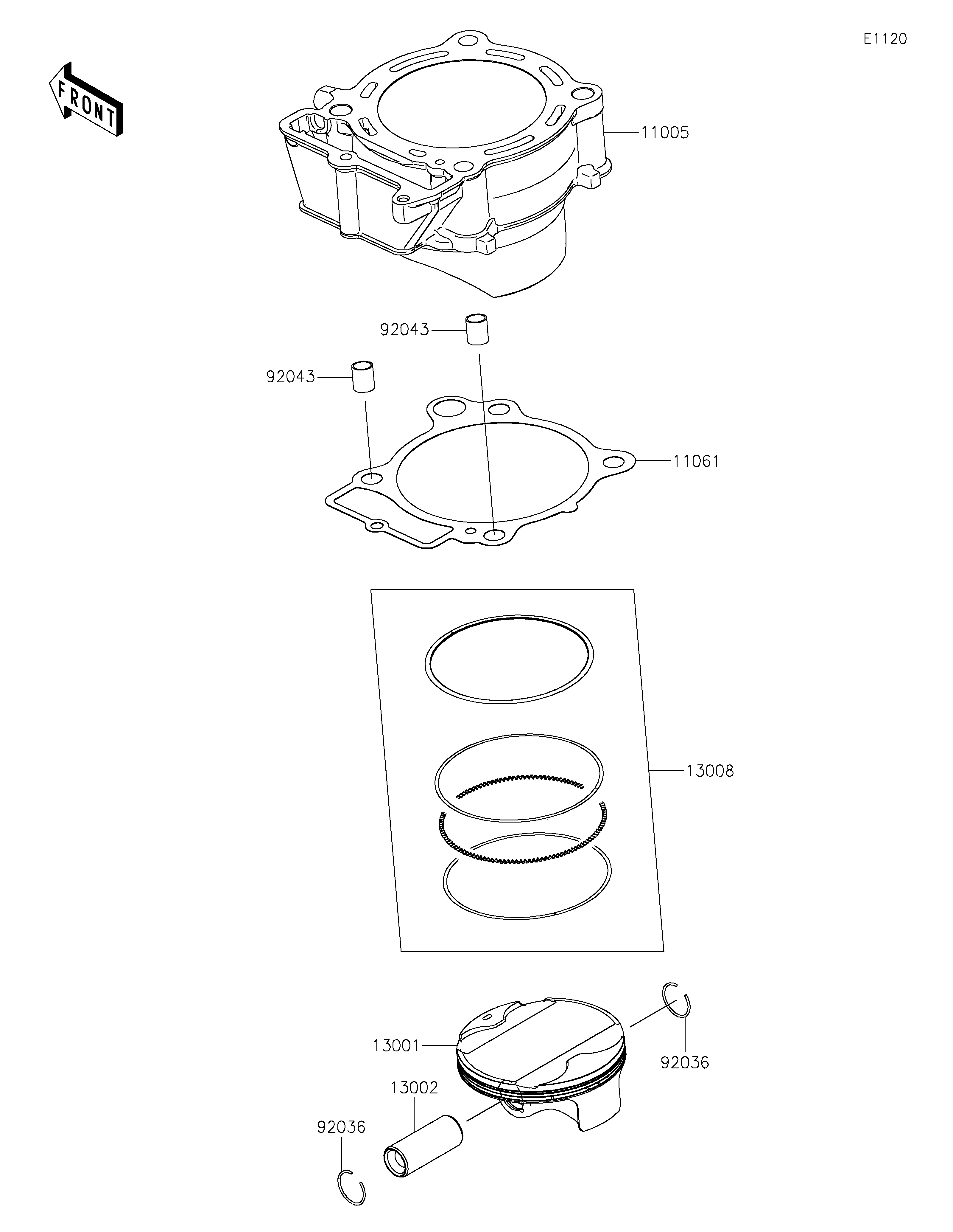 Cylinder/Piston(s) Despieces