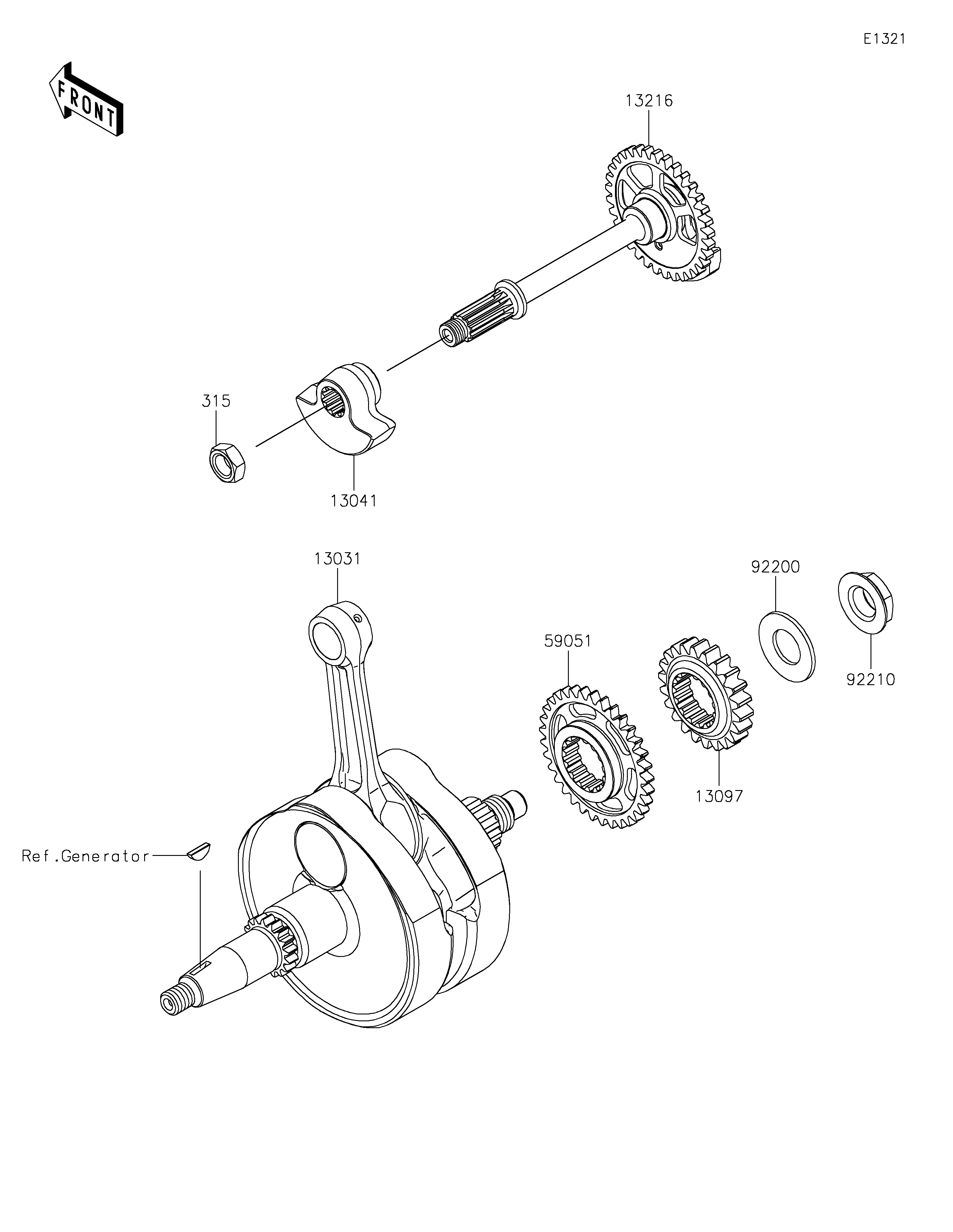 Crankshaft Despieces