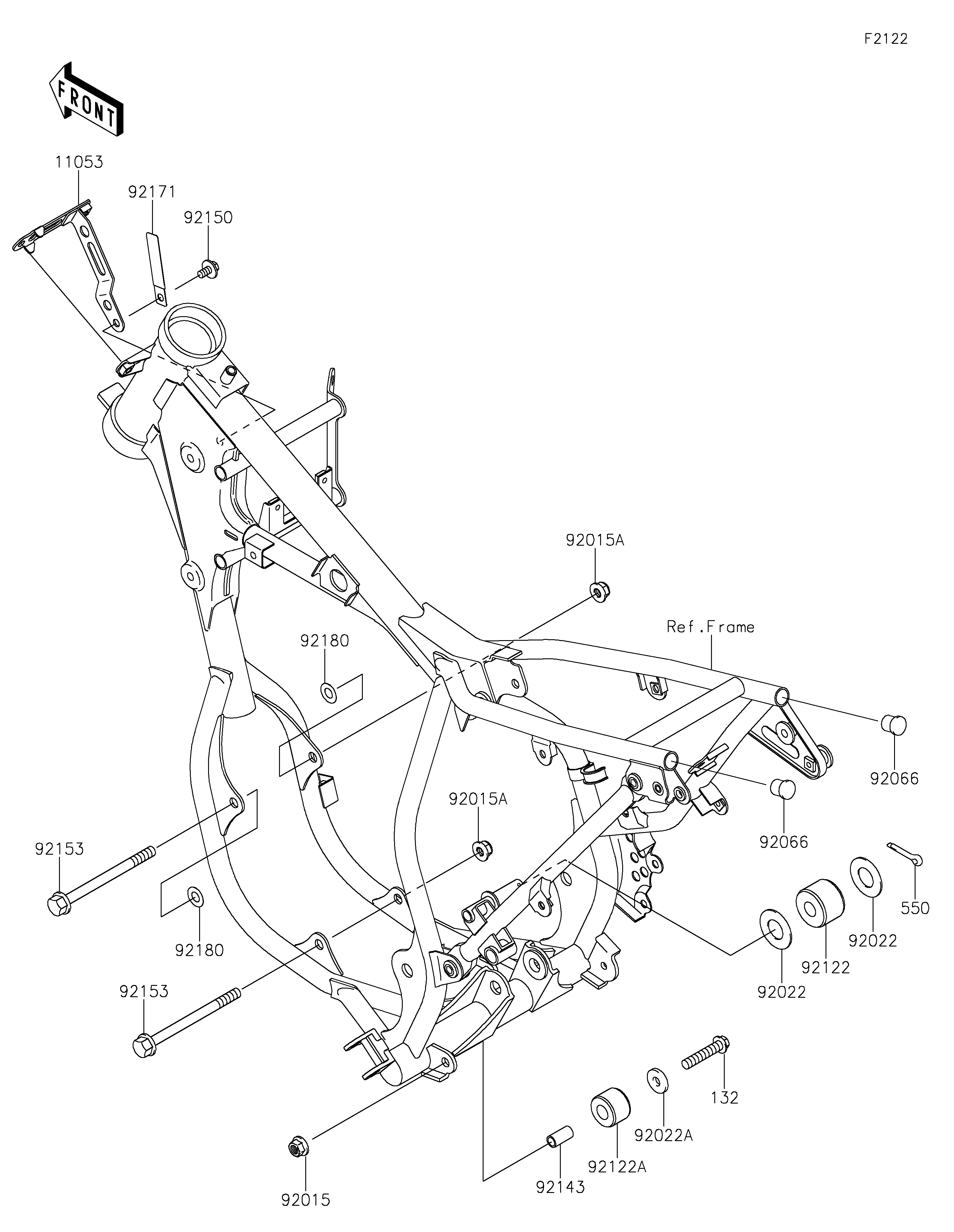 Engine Mount 爆炸图