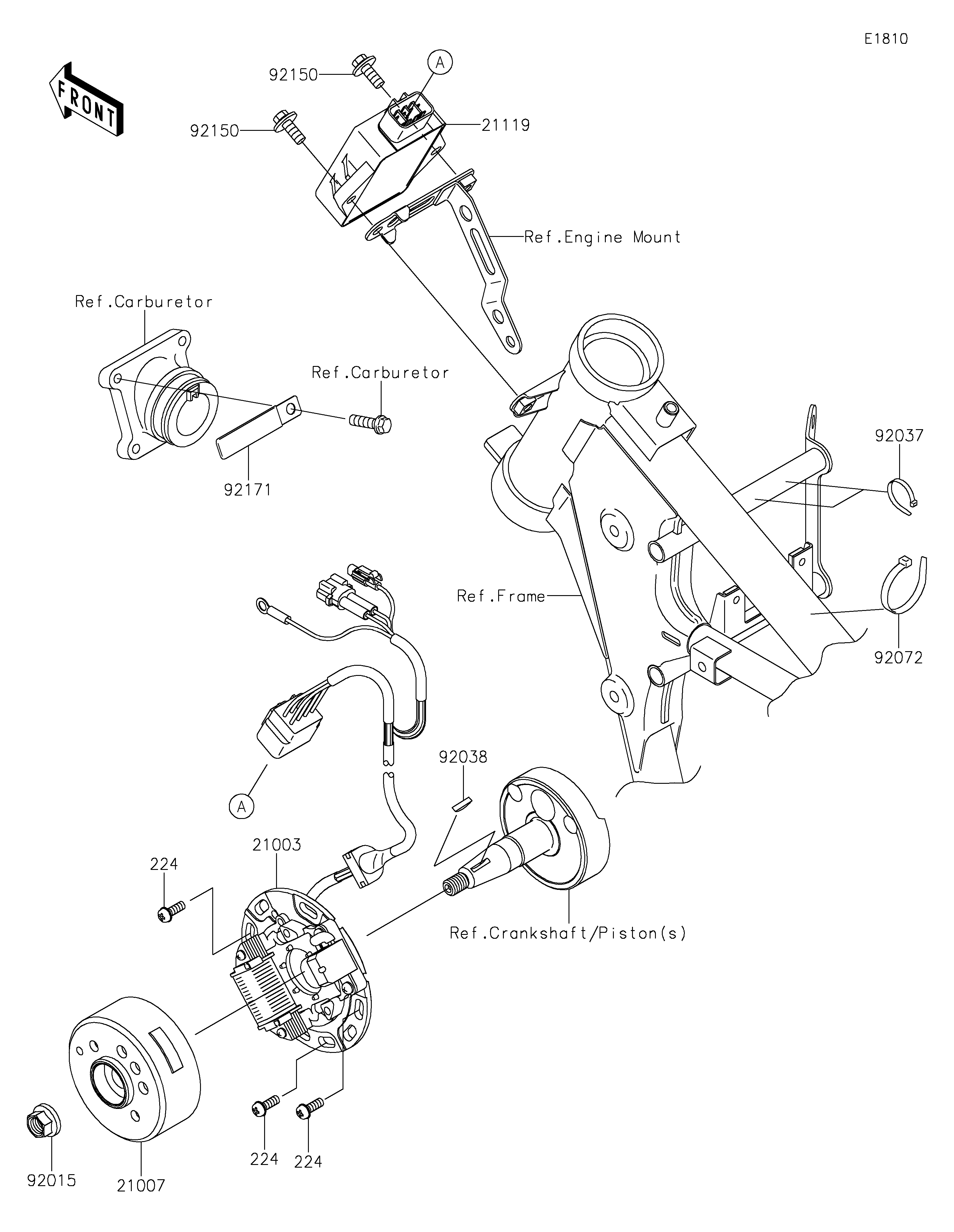 Generator Exploded diagrams