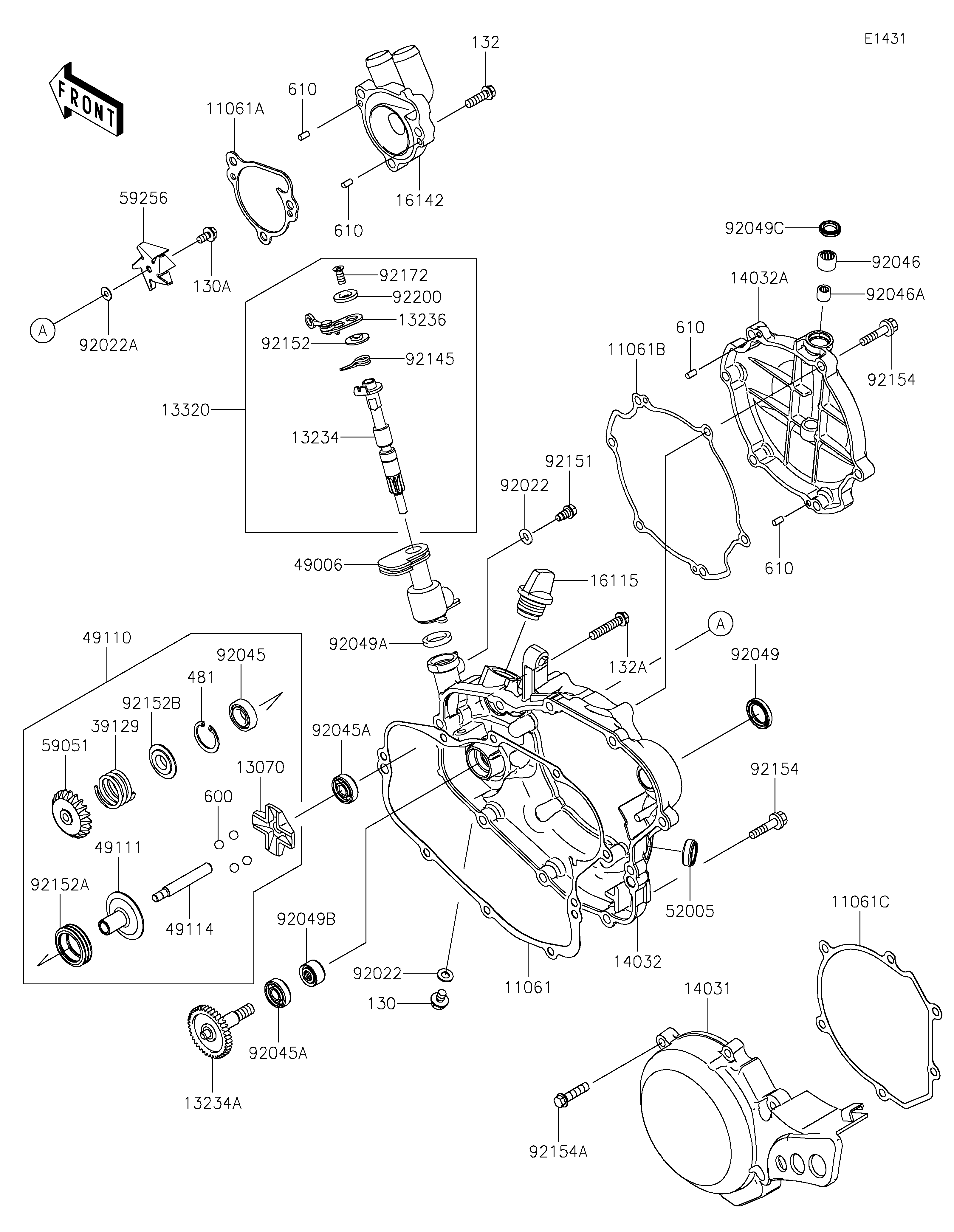 Engine Cover(s) Sơ đồ tách chi tiết