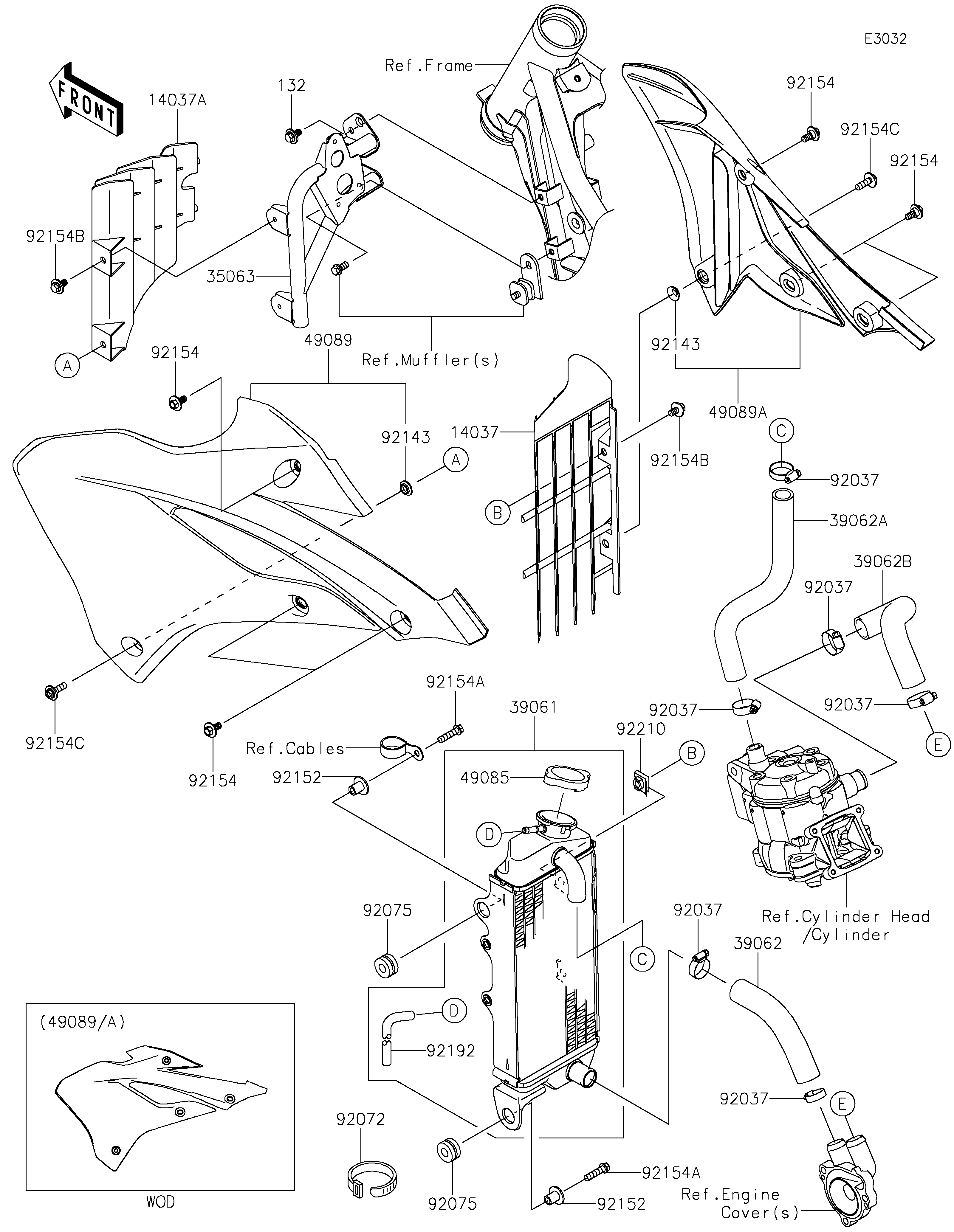 Radiator Diagram terurai