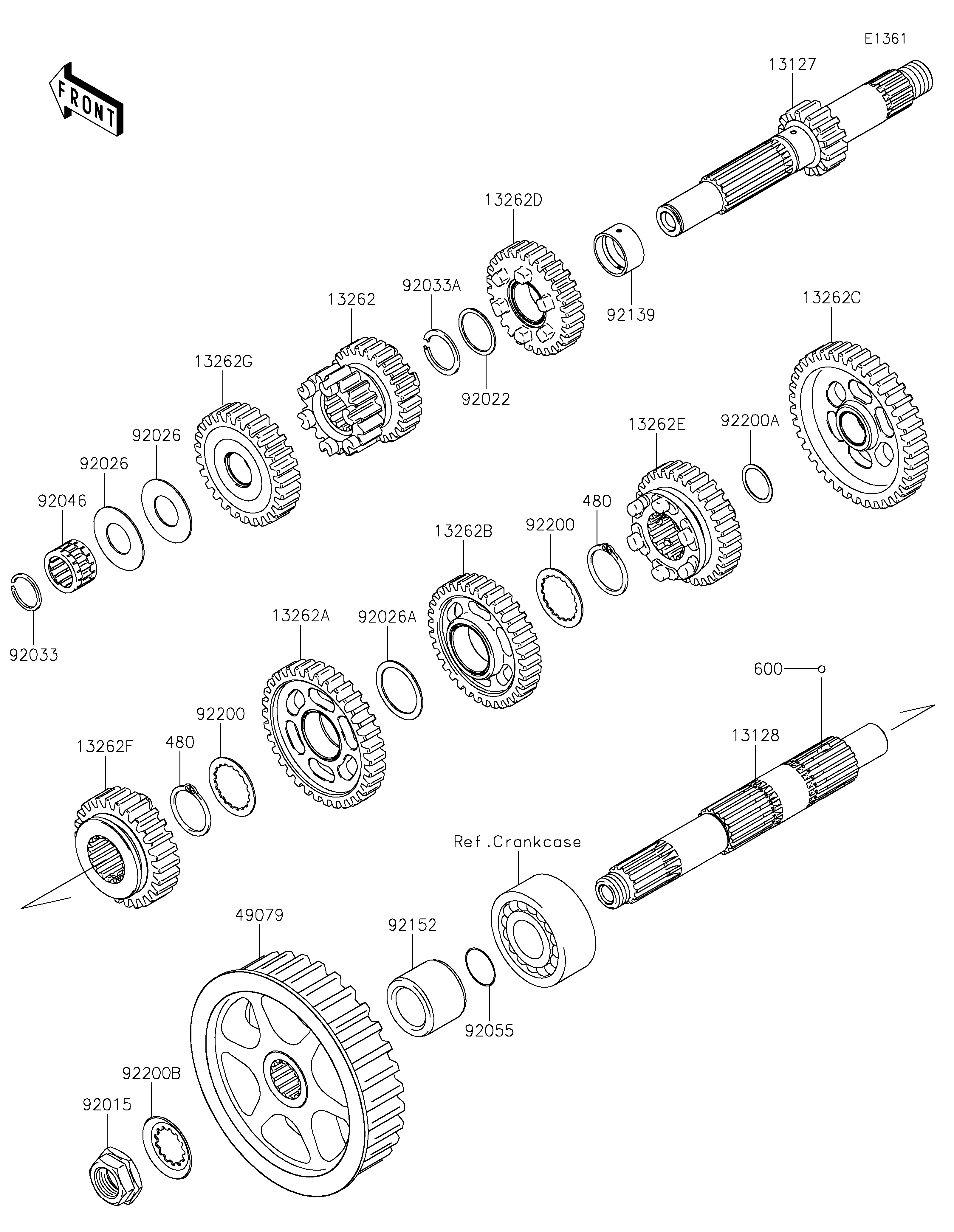 Transmission Exploded diagrams