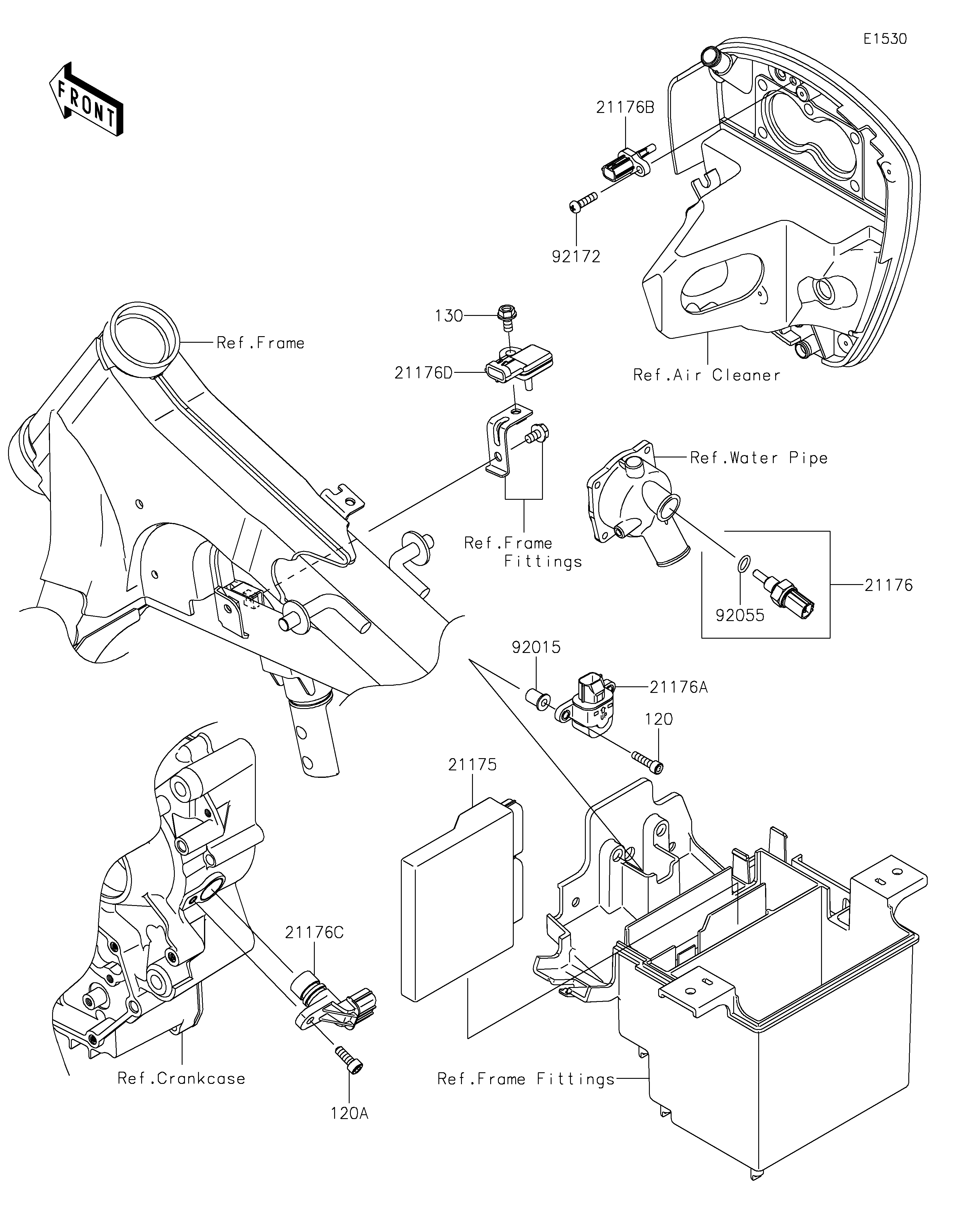 Fuel Injection Sơ đồ tách chi tiết
