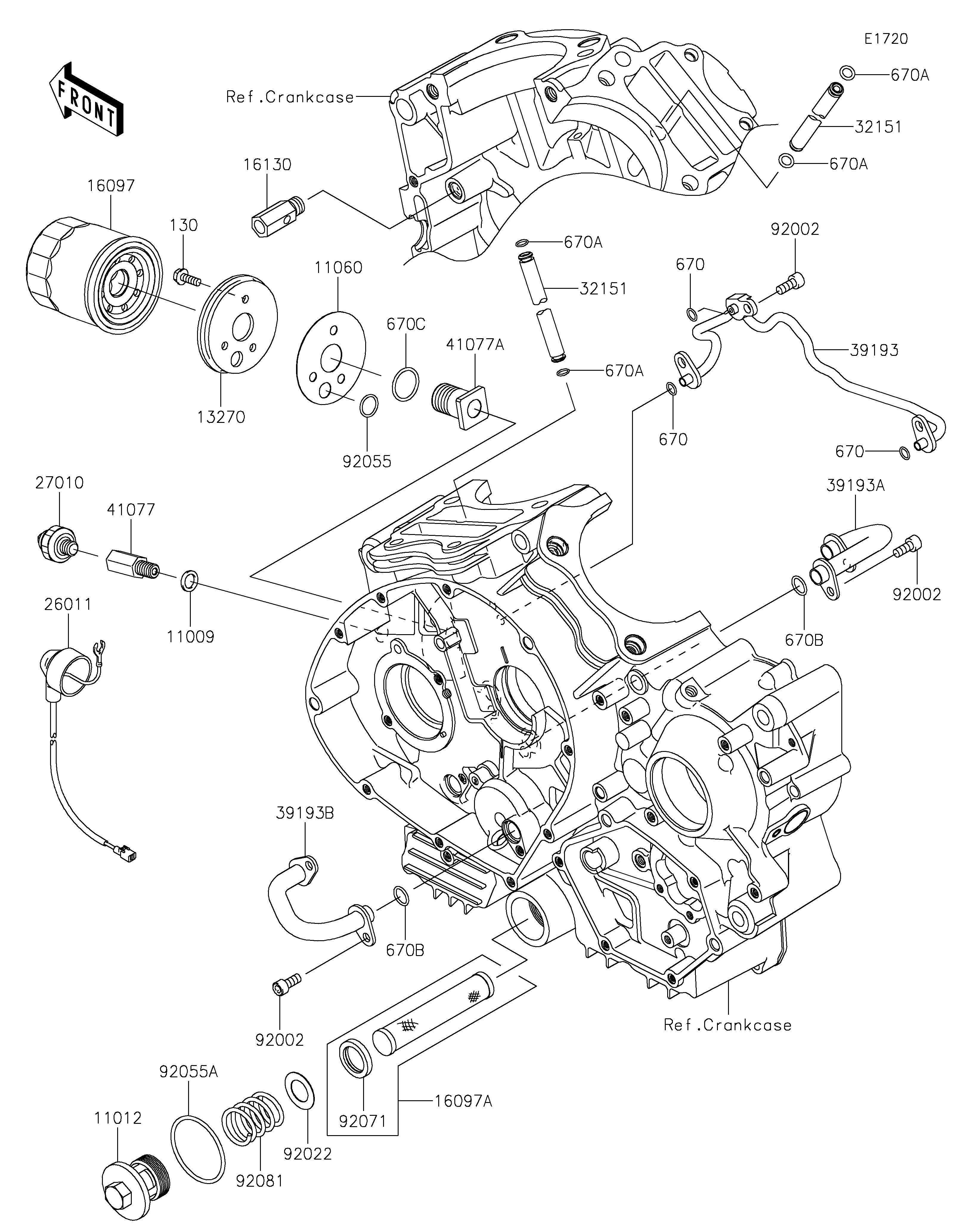 Oil Filter Exploded diagrams