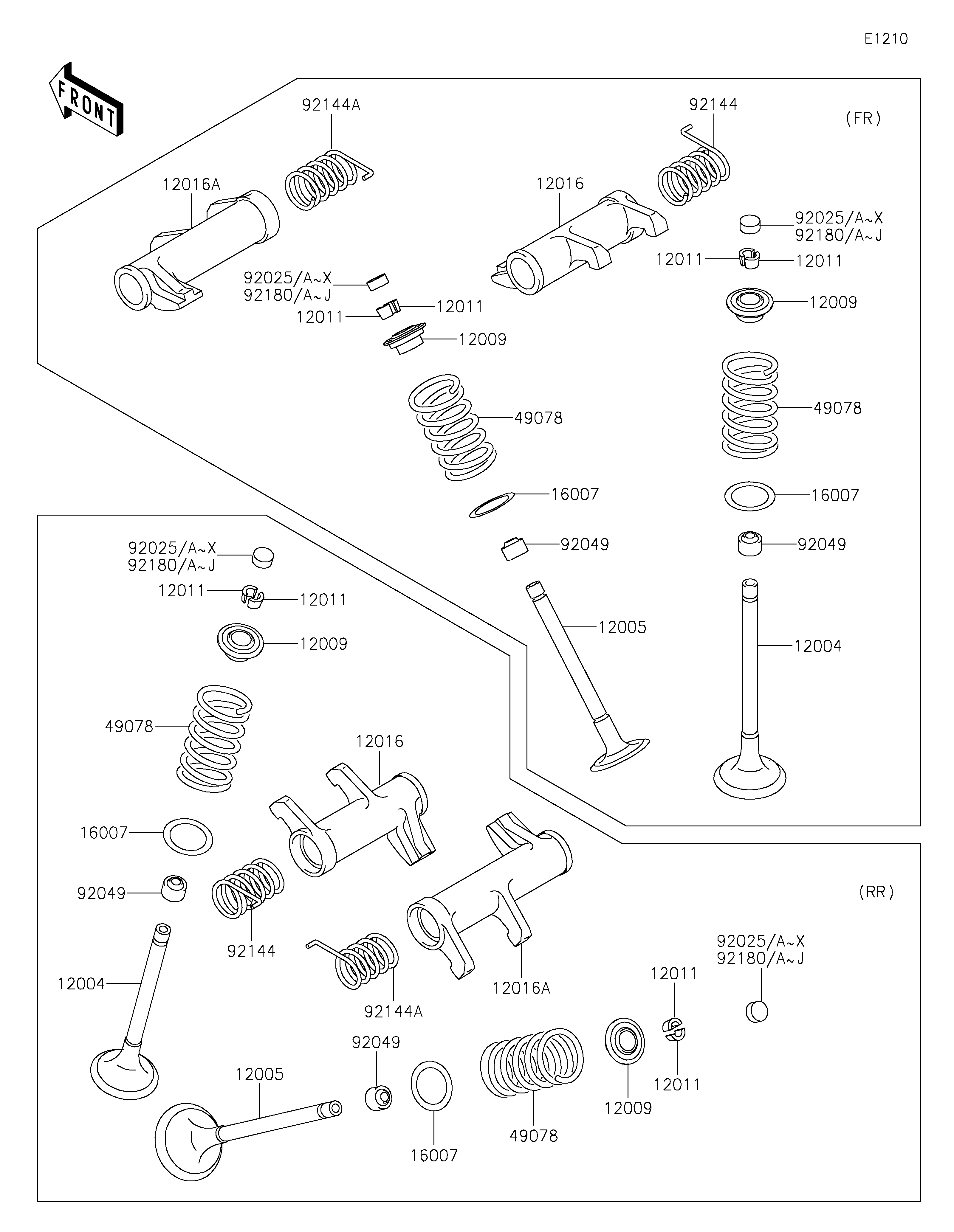 Valve(s) ภาพแยกชิ้นส่วน