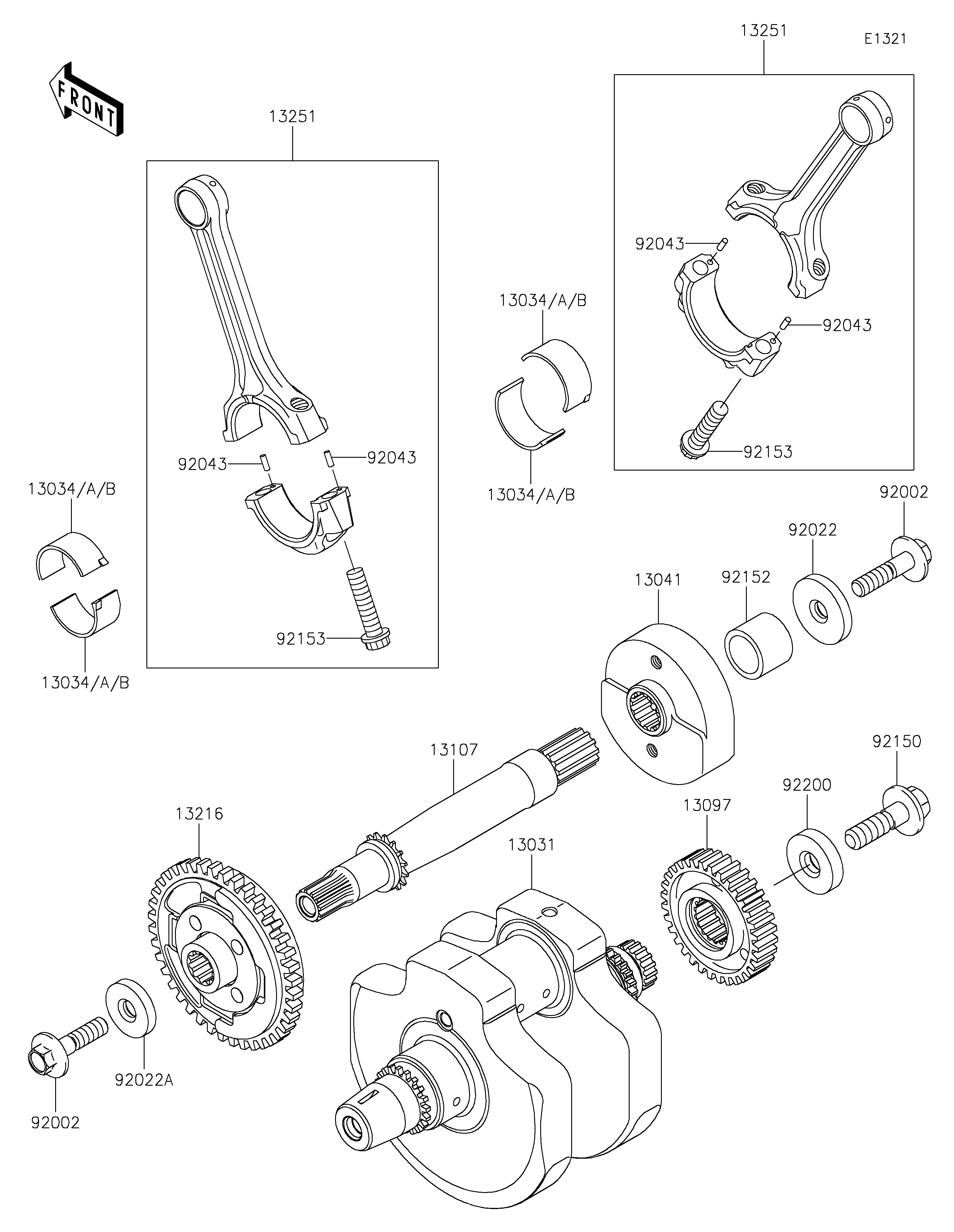 Crankshaft Despieces