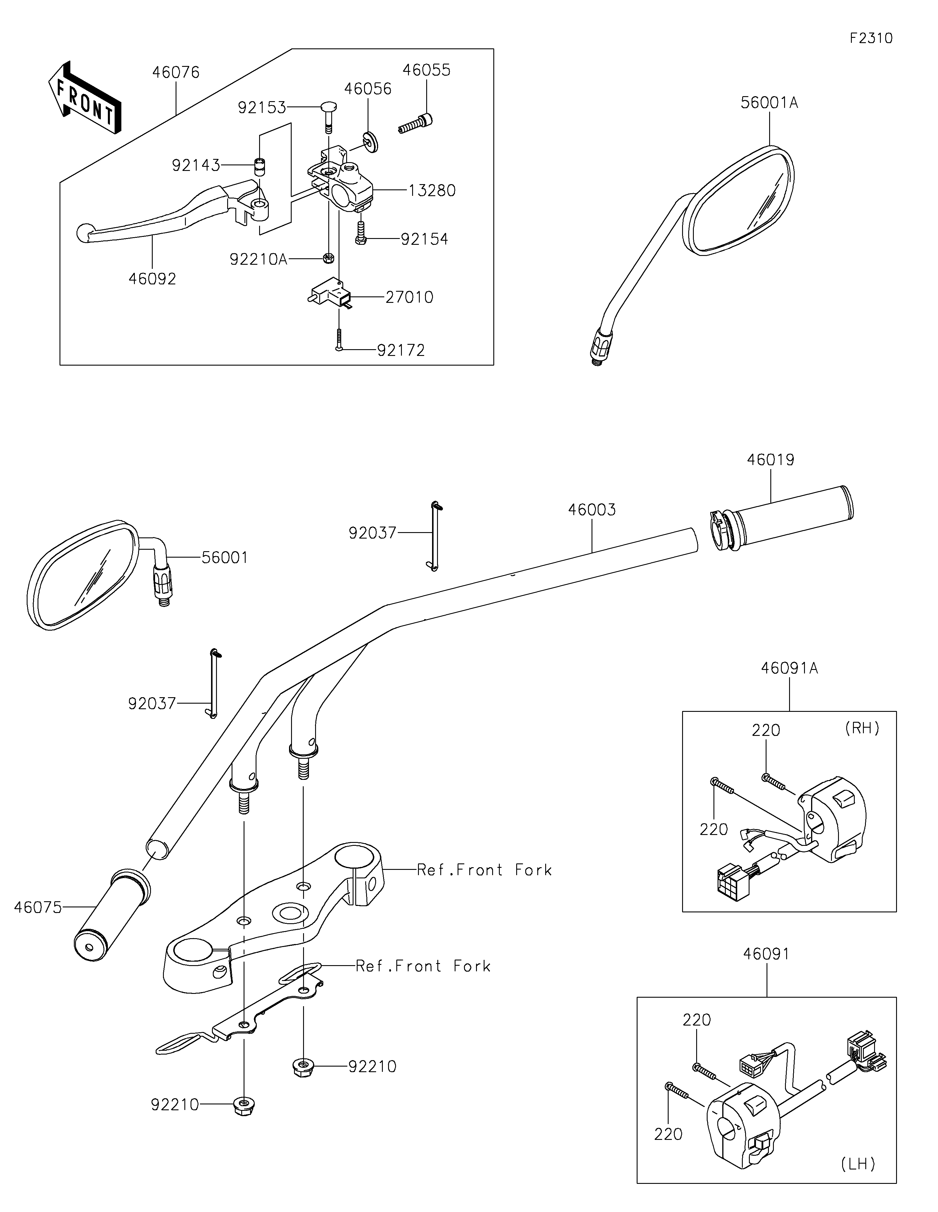 Handlebar Despieces