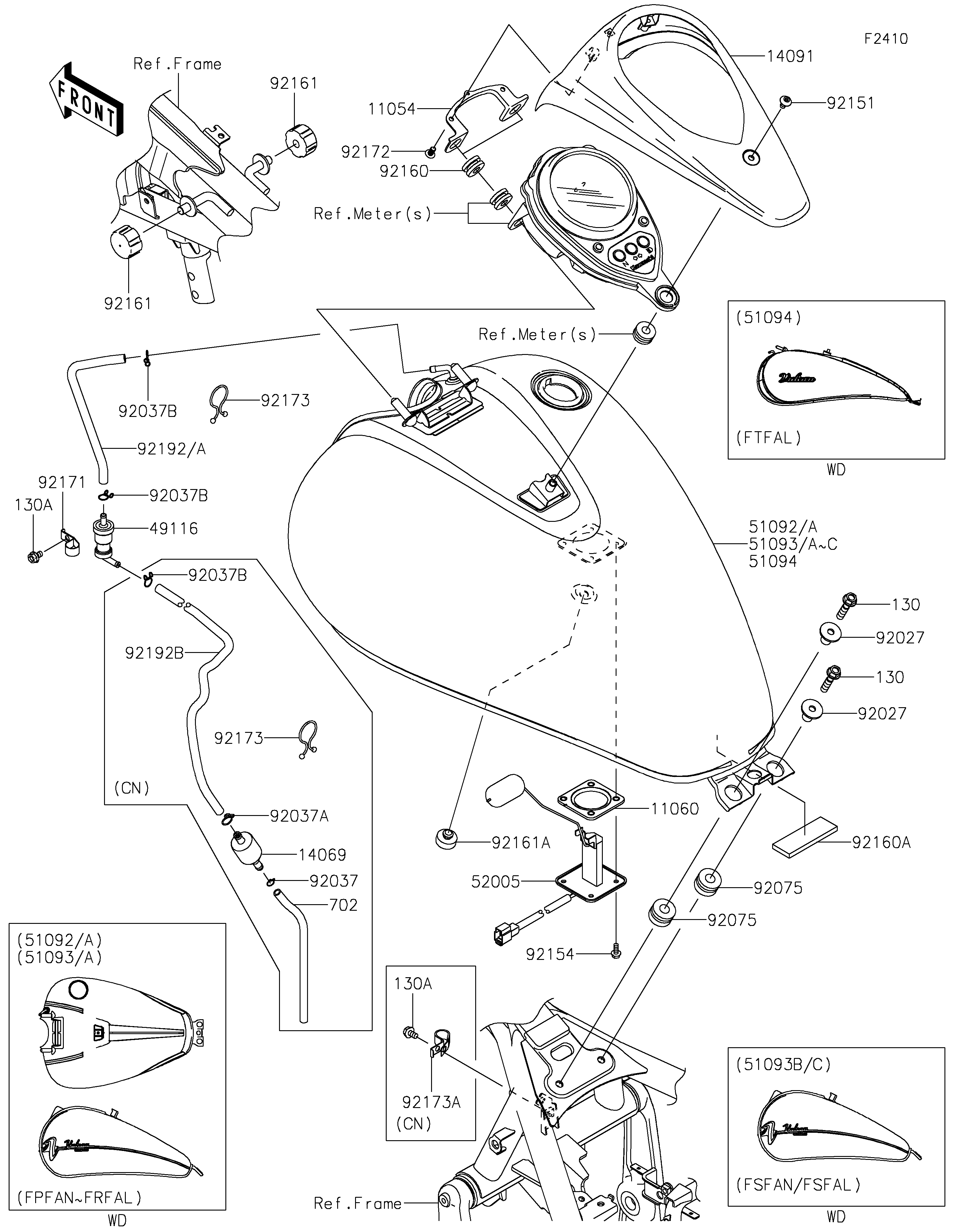Fuel Tank Diagram terurai