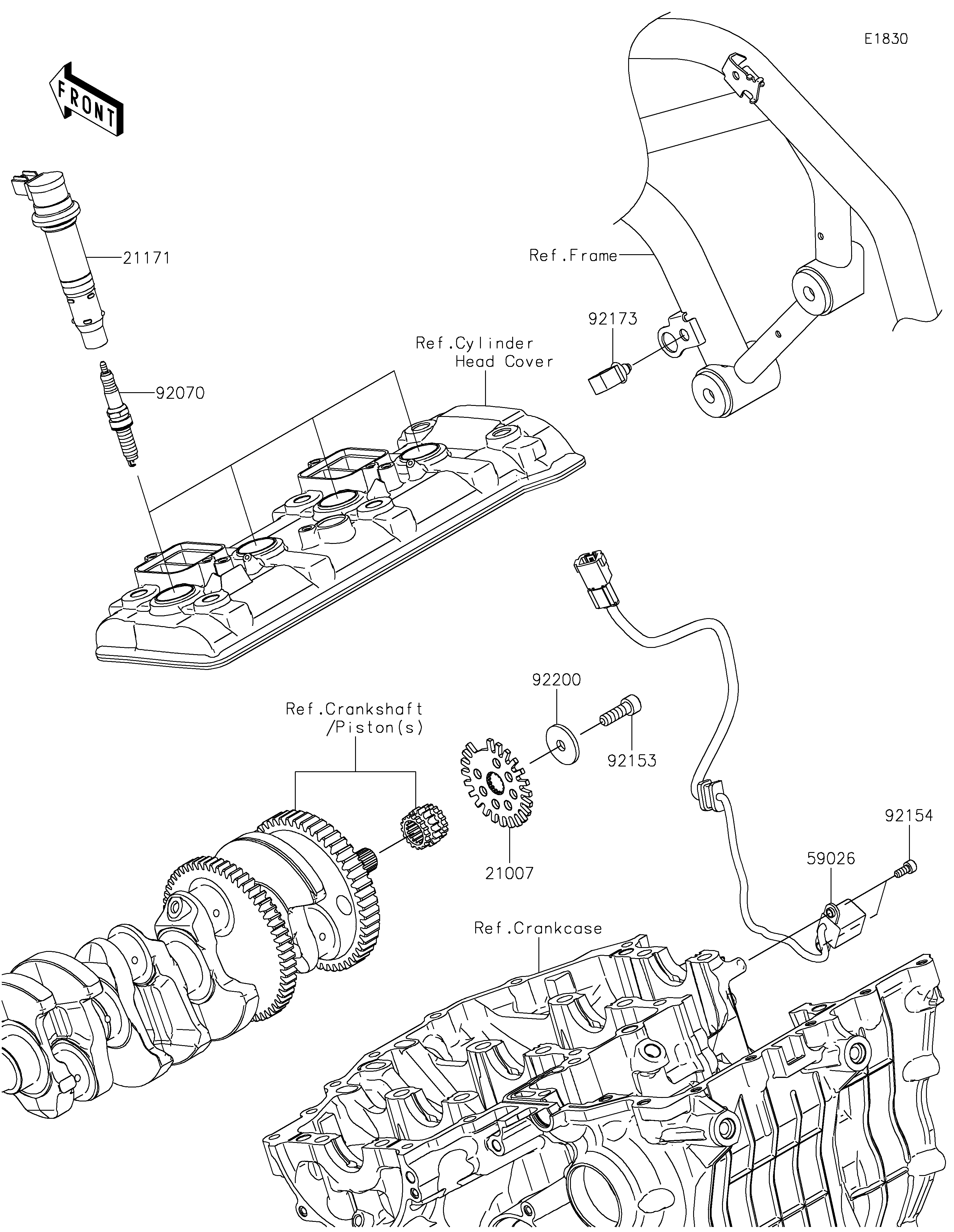 Ignition System ภาพแยกชิ้นส่วน