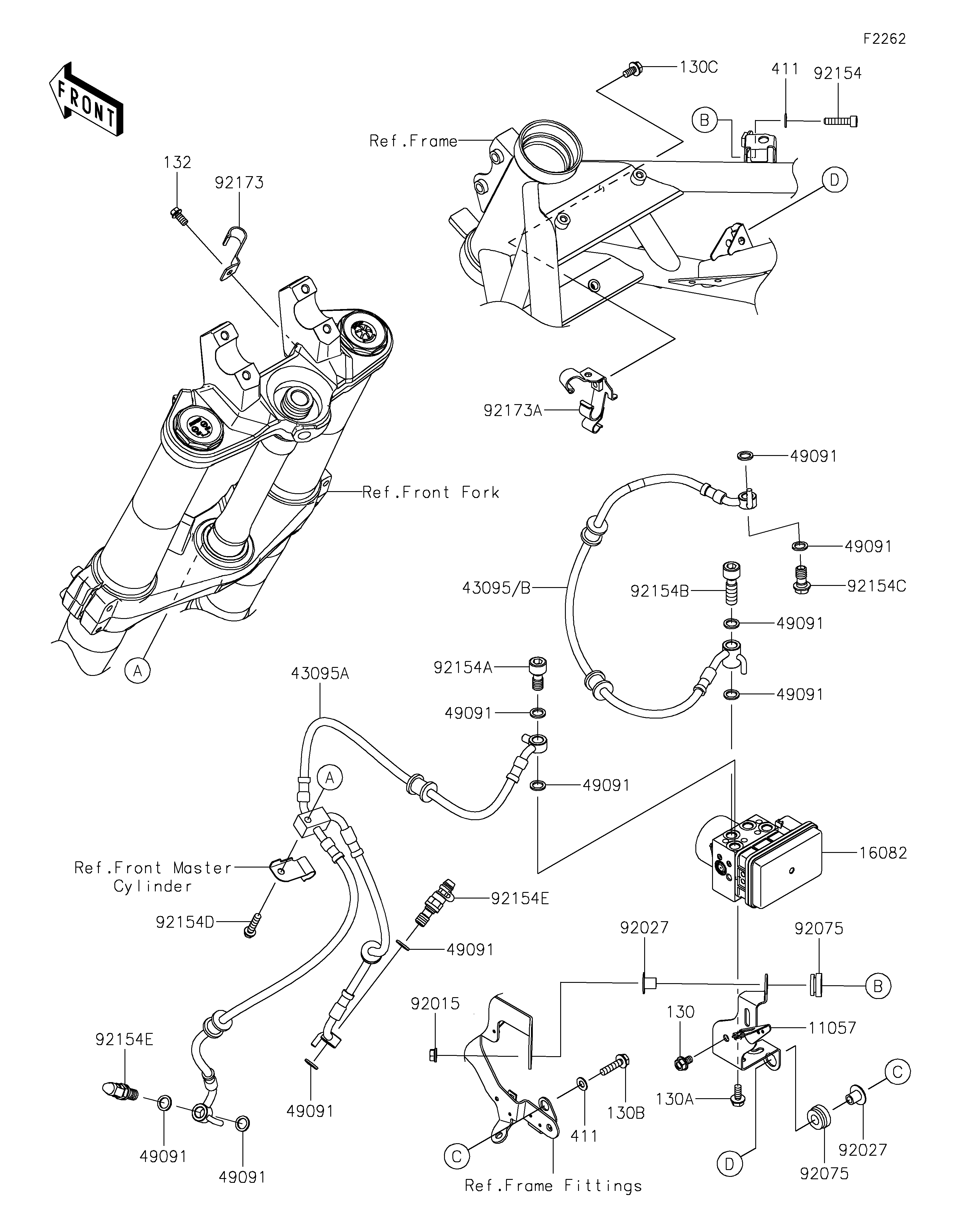Brake Piping Vistas explodidas