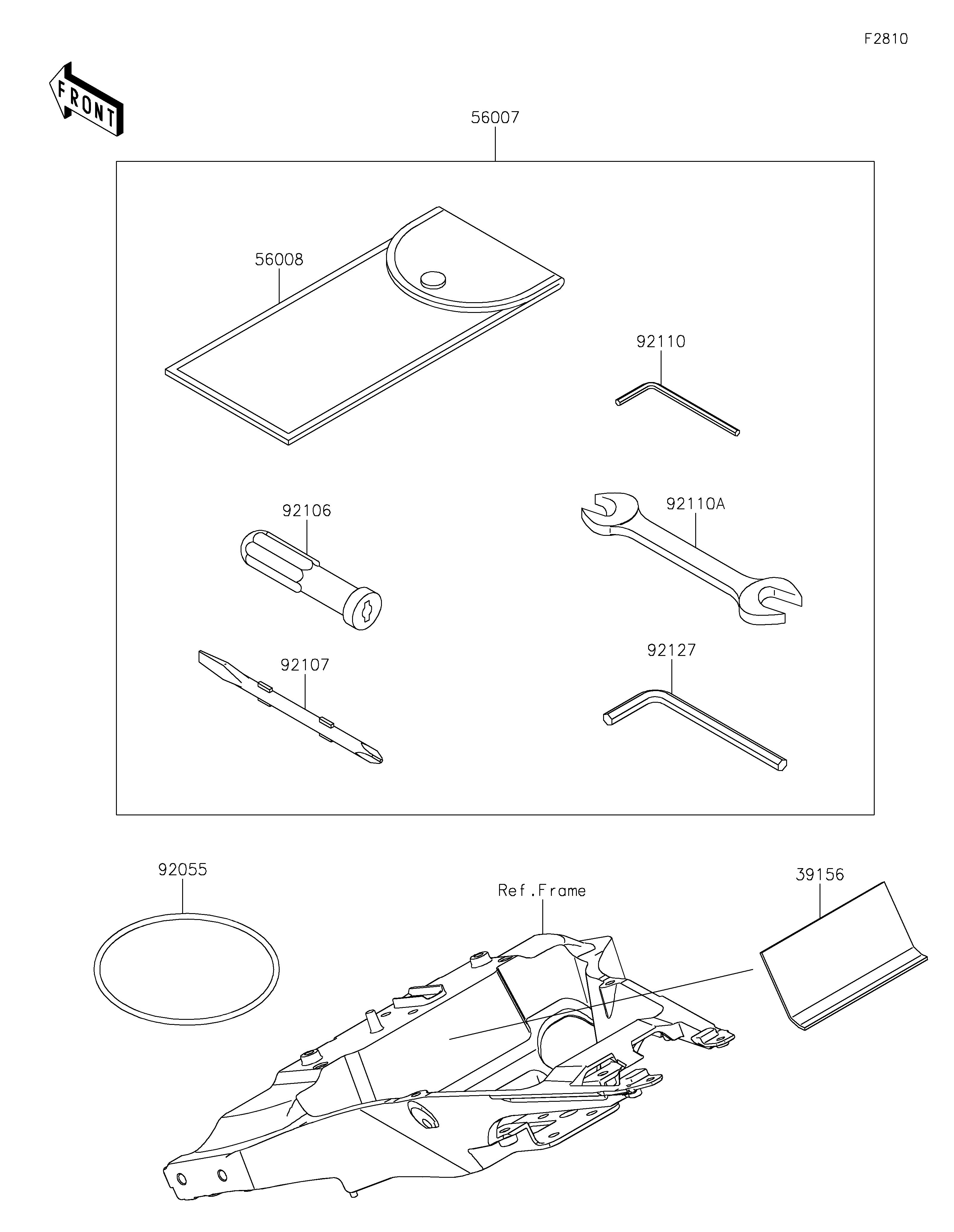 Owner's Tools ภาพแยกชิ้นส่วน