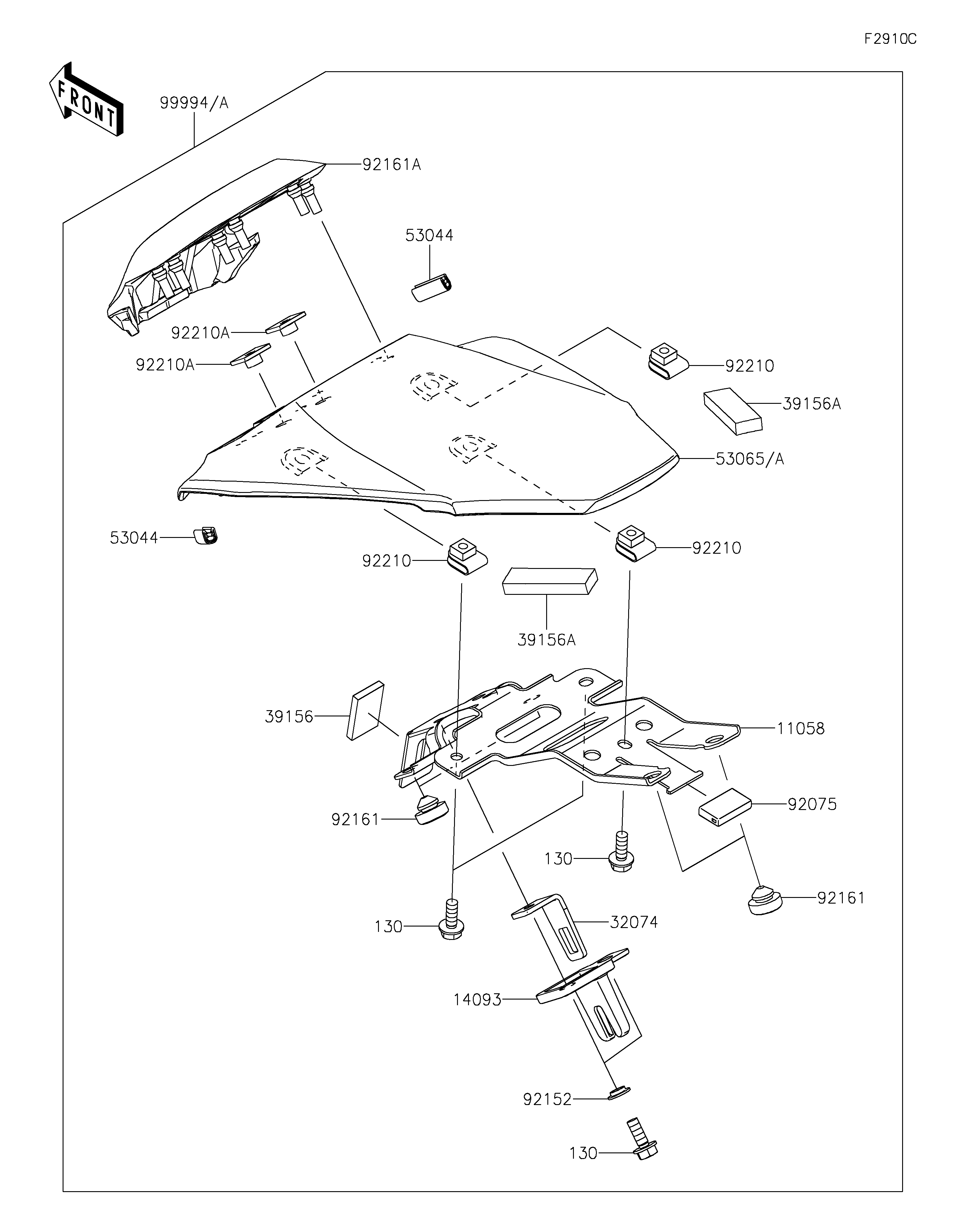 Accessory(Pillion Seat Cover) Despieces