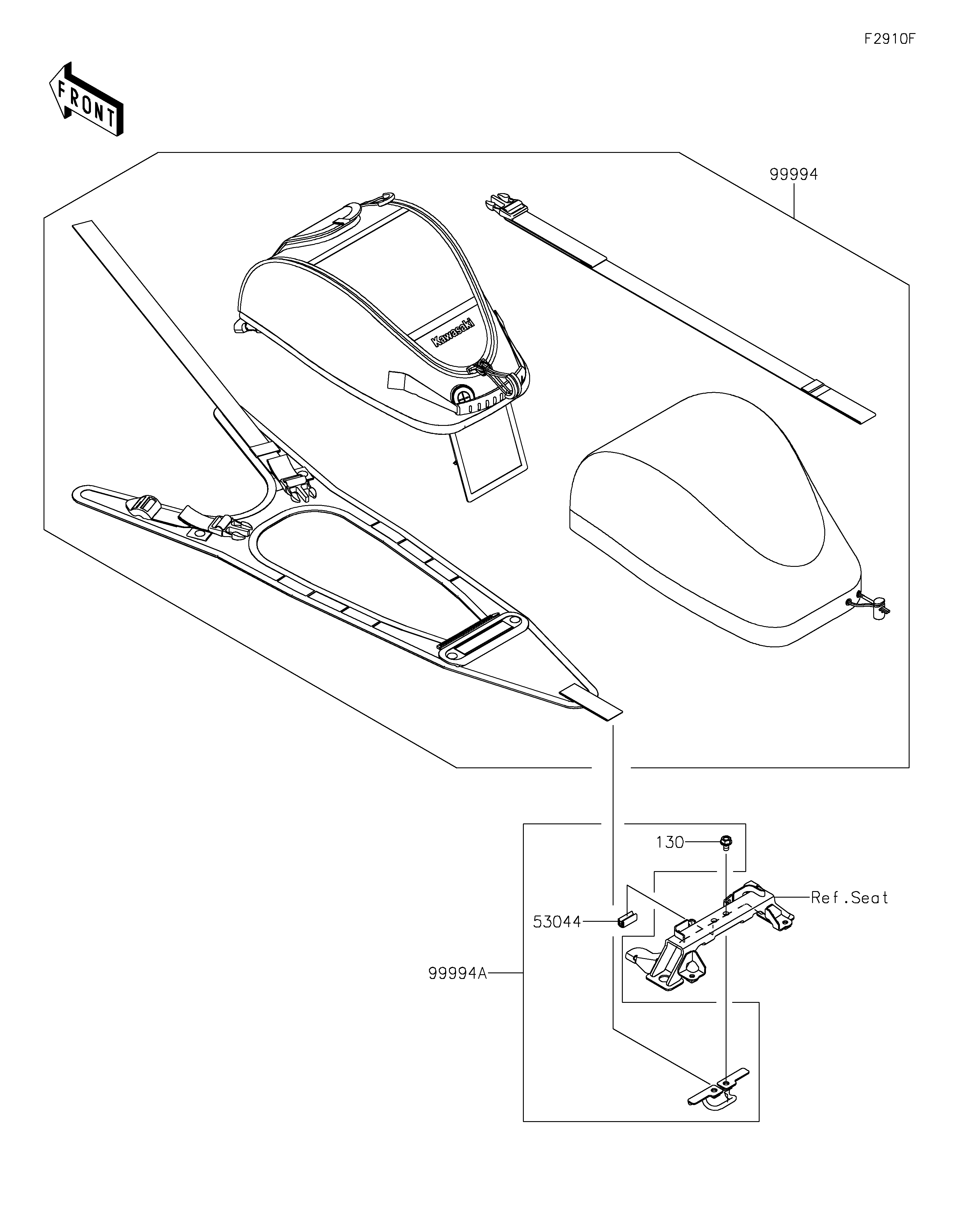Accessory(Tank Bag) ภาพแยกชิ้นส่วน