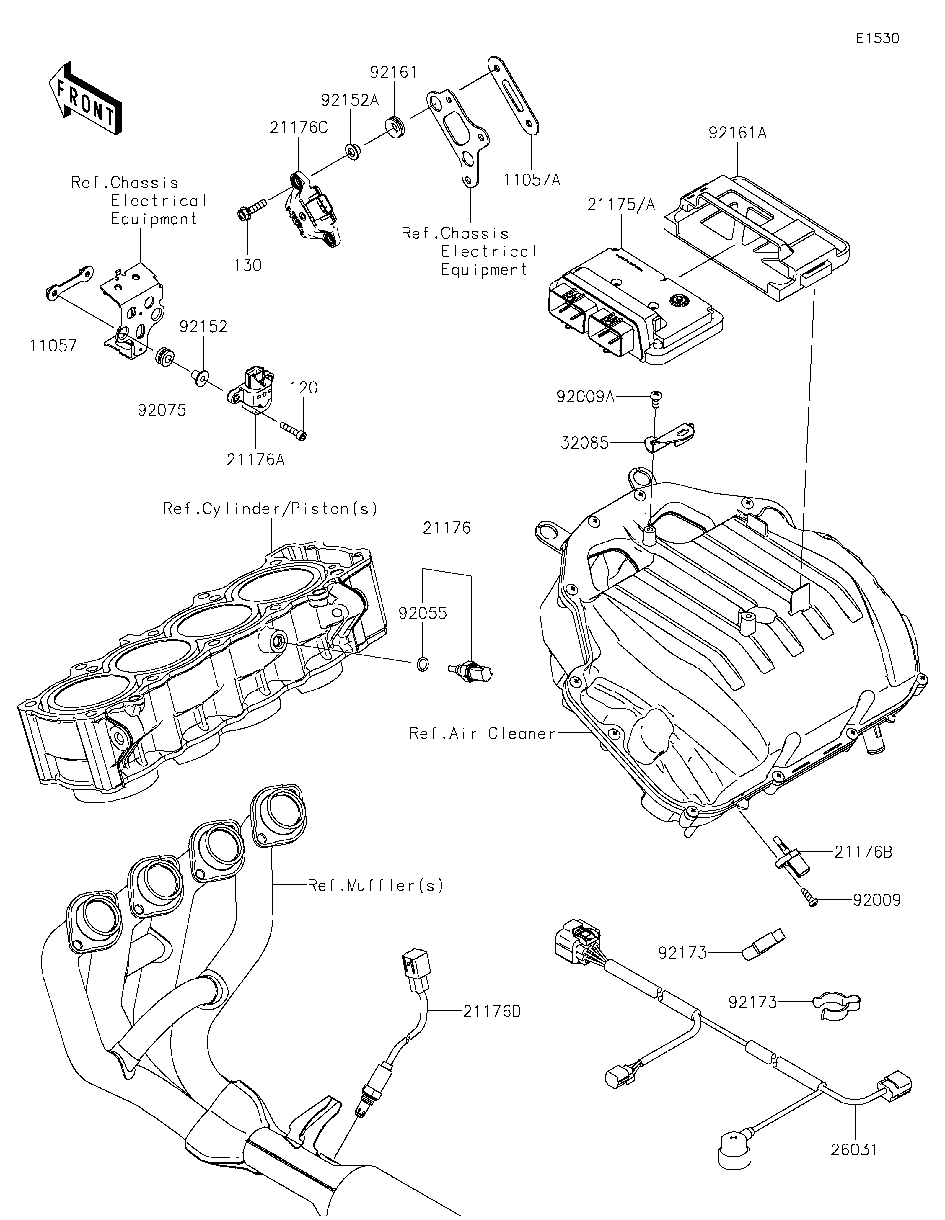 Fuel Injection ภาพแยกชิ้นส่วน