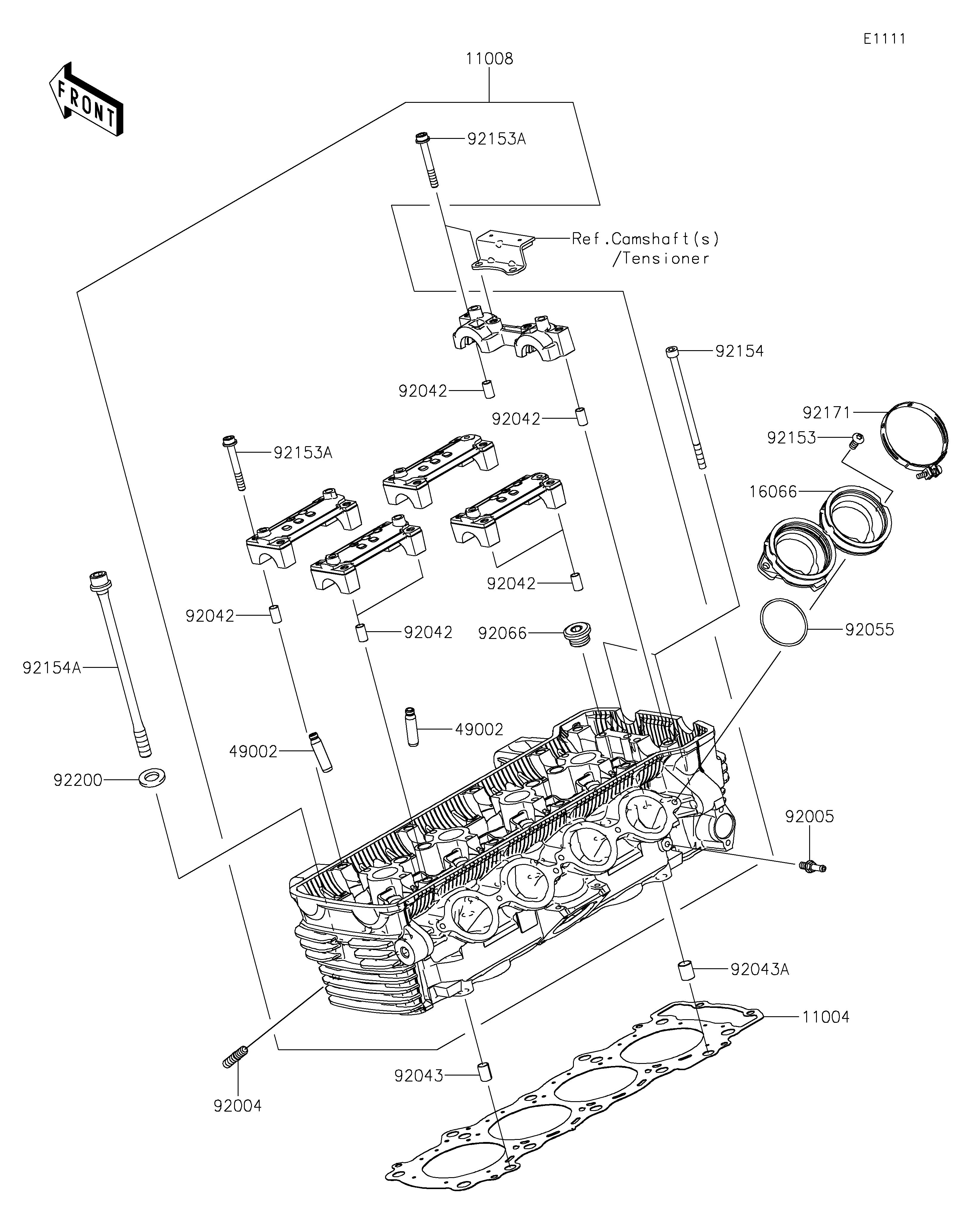 Cylinder Head Sơ đồ tách chi tiết