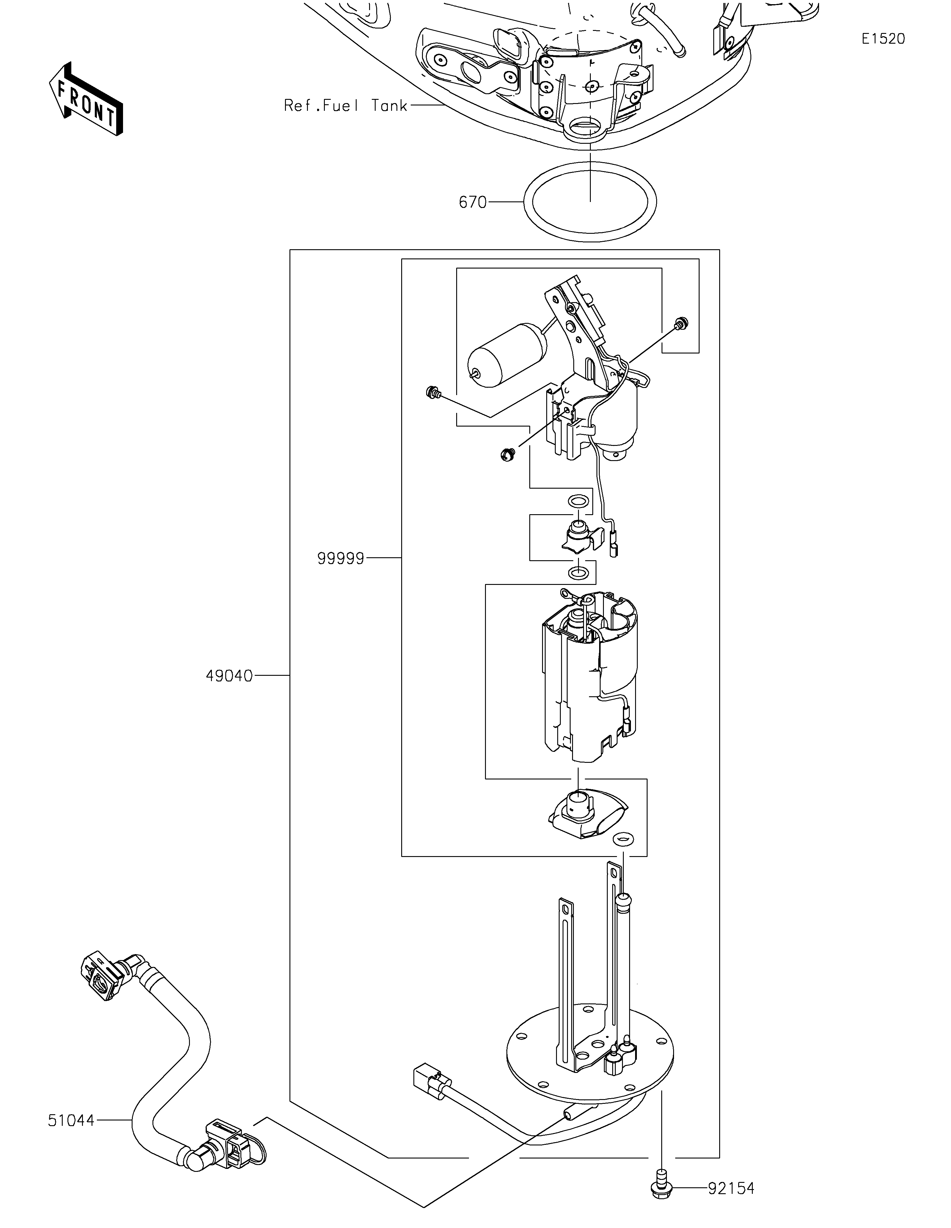 Fuel Pump ภาพแยกชิ้นส่วน