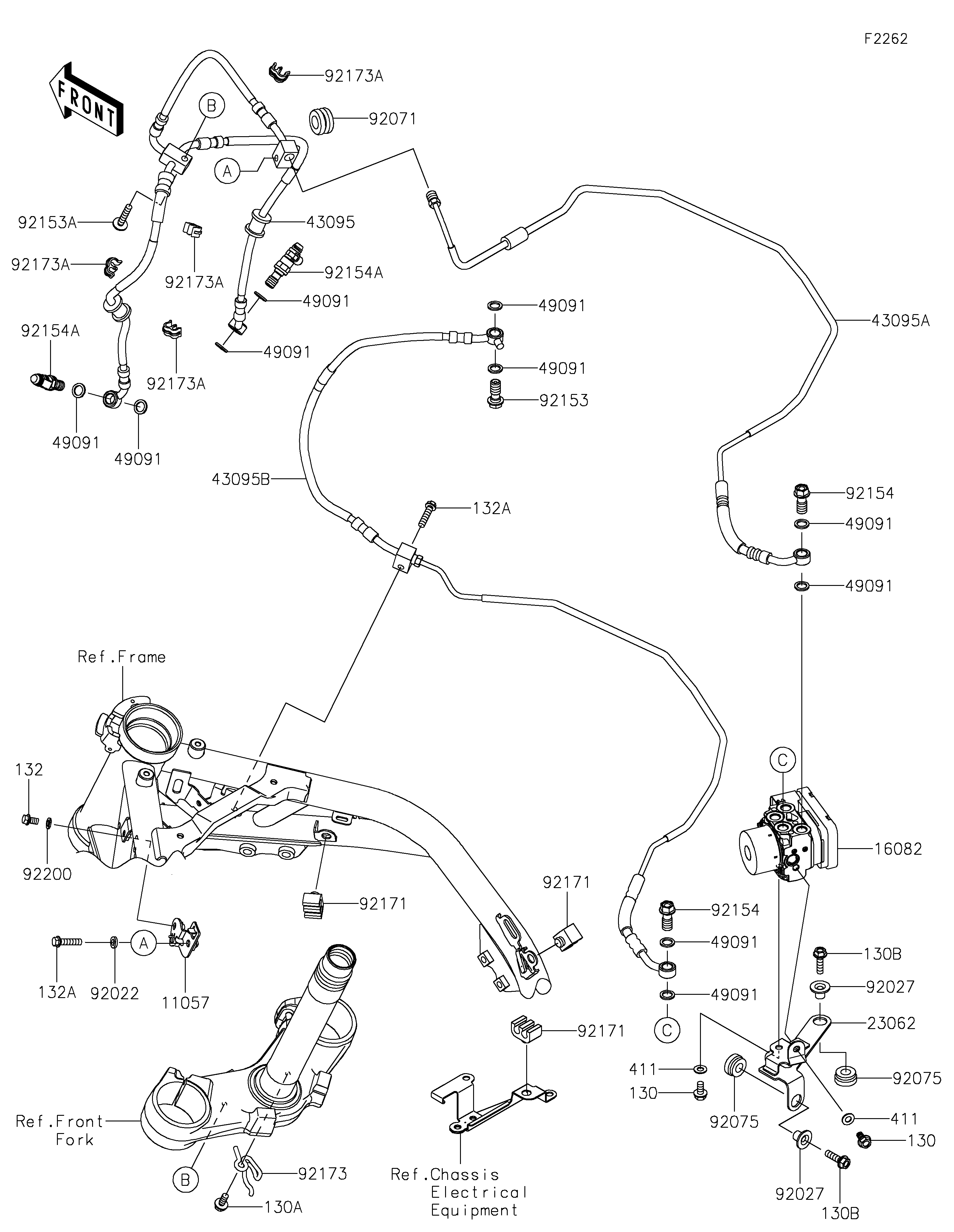 Brake Piping Vistas explodidas